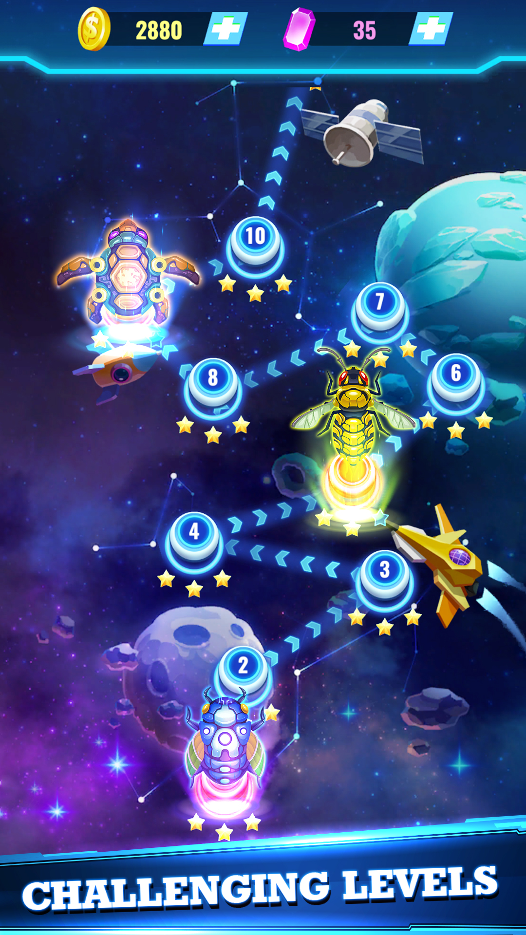 اسکرین شات 5 بازی Galaxy Shooter: Space Attack