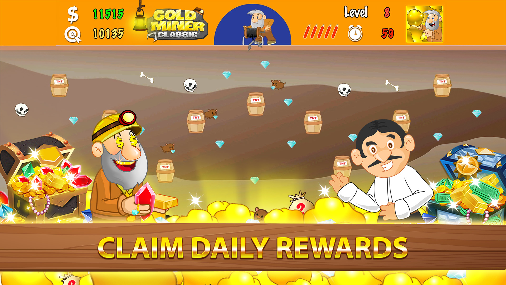 اسکرین شات 5 بازی Gold Miner Go