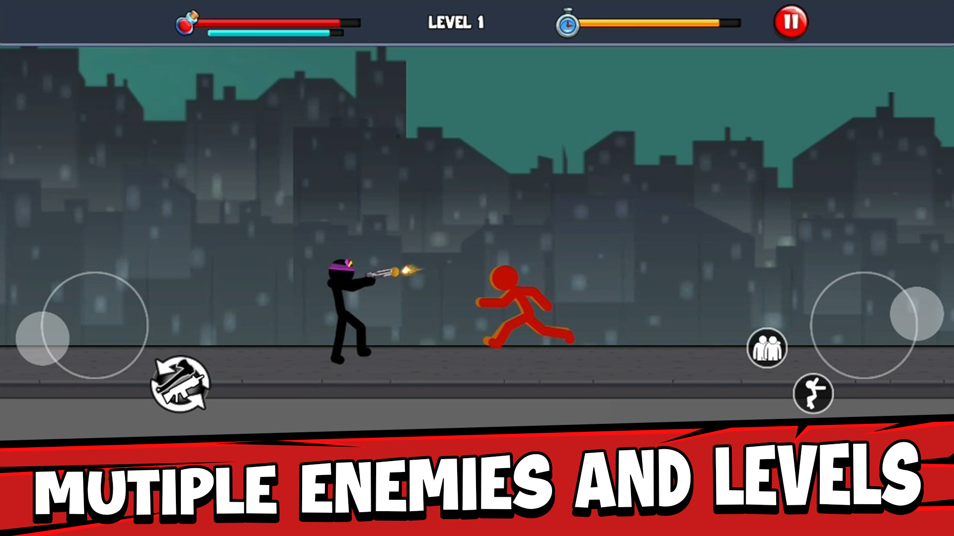 اسکرین شات 4 بازی Anger of Stickman: Stick Fight