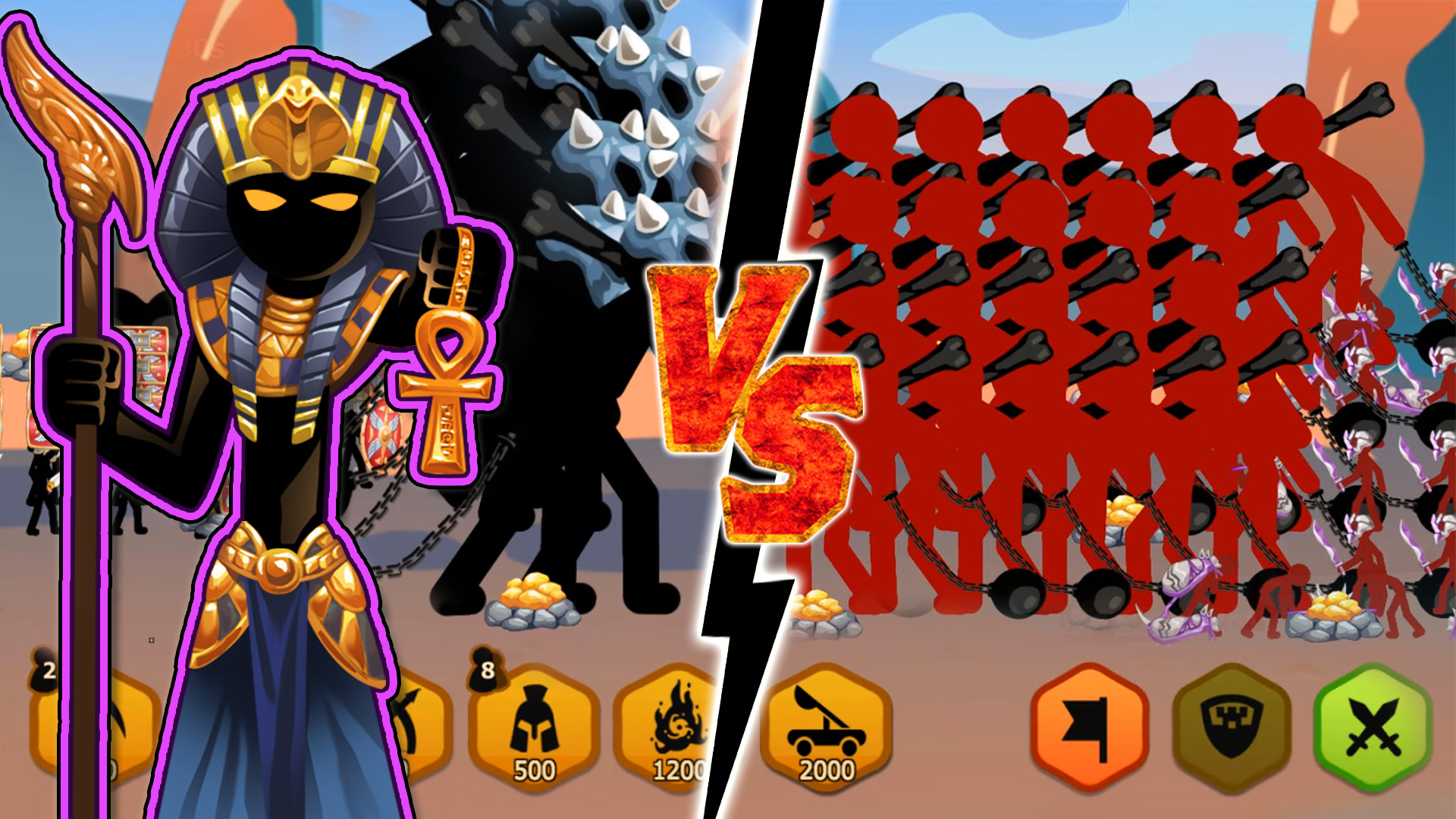 اسکرین شات 3 بازی Stickman Battle 2: Empires War