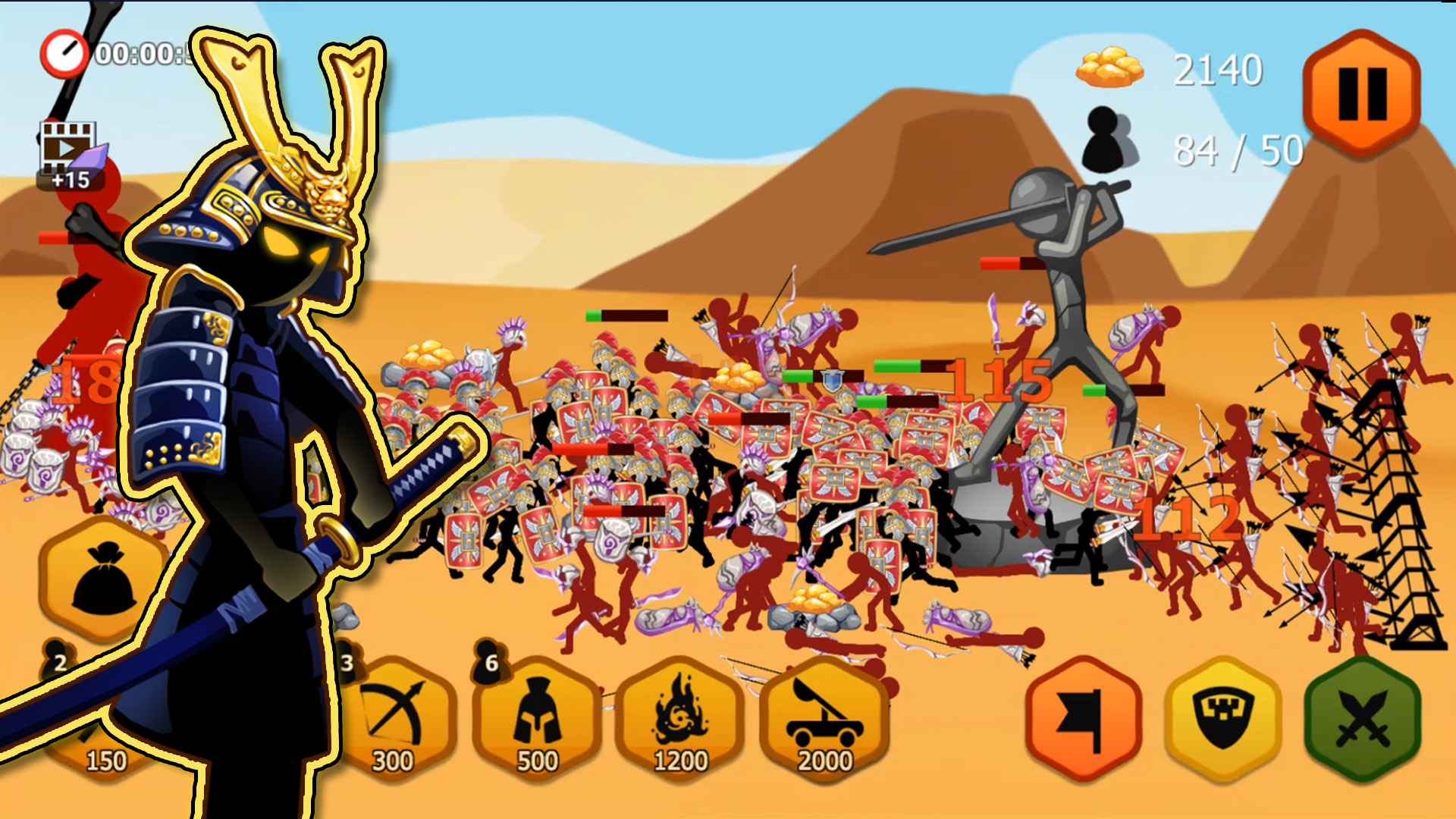 اسکرین شات 4 بازی Stickman Battle 2: Empires War