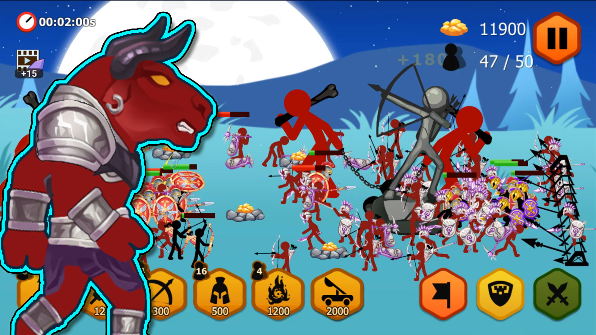 اسکرین شات 6 بازی Stickman Battle 2: Empires War