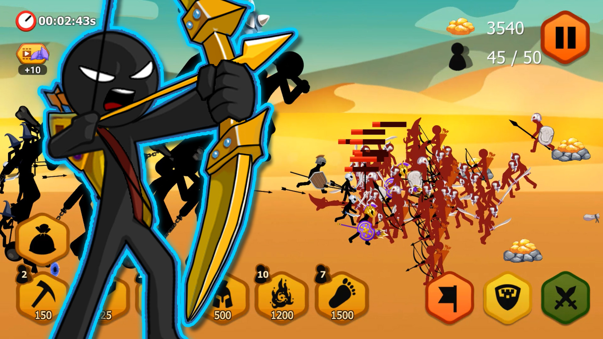اسکرین شات 3 بازی War of Stick Legacy