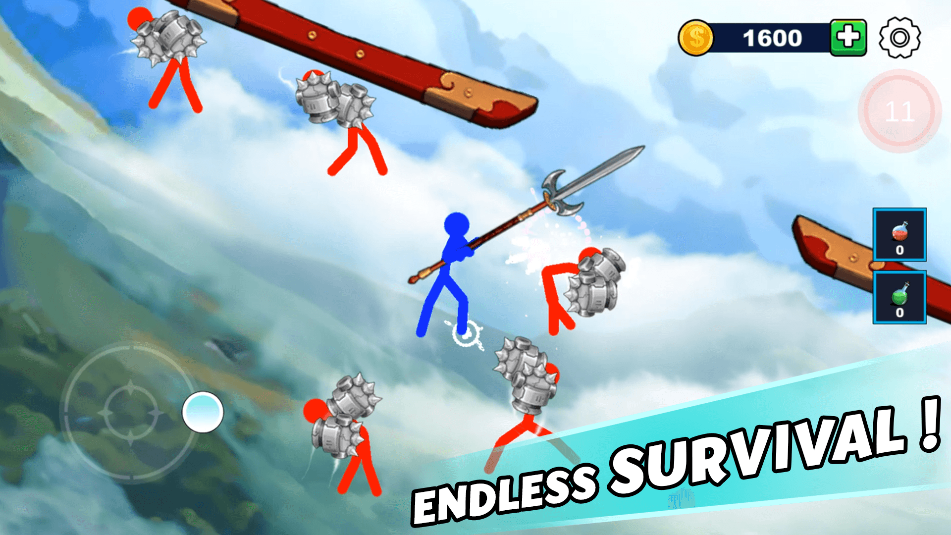 اسکرین شات 5 بازی Stickman Fight: Warrior Battle