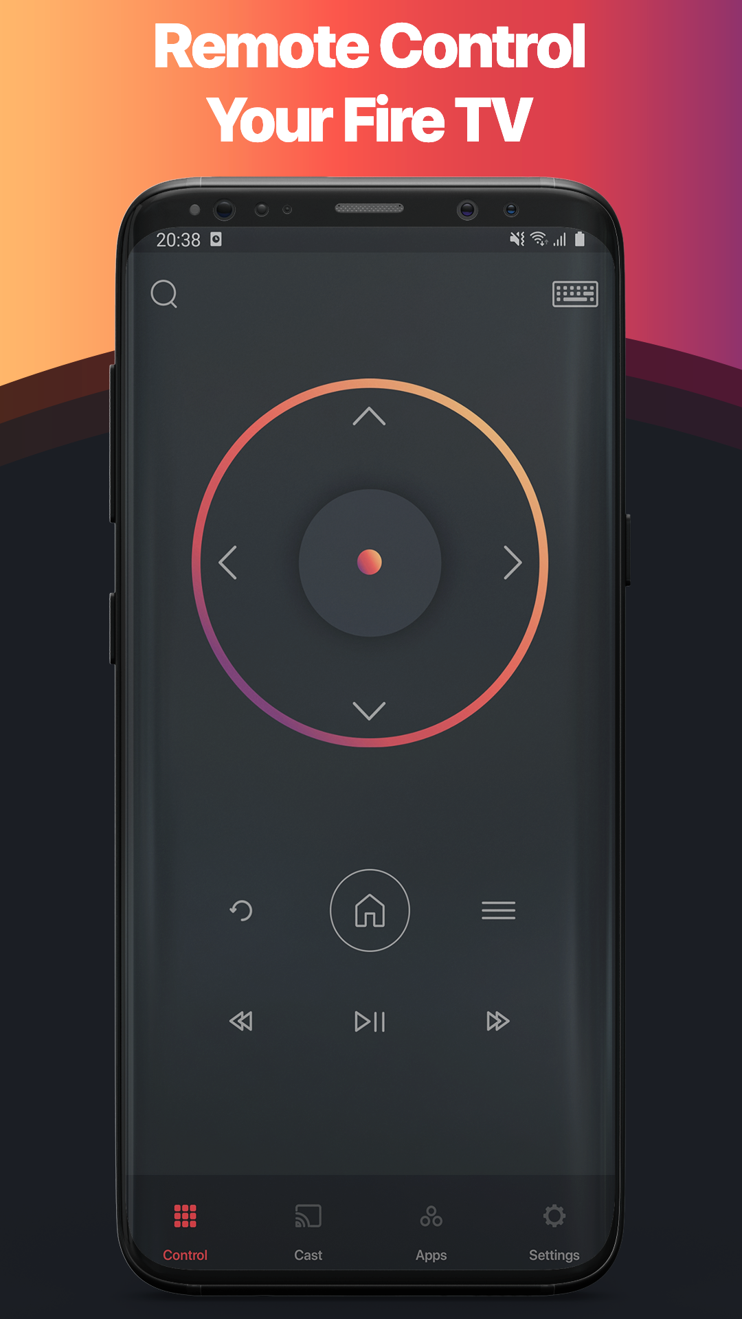 اسکرین شات 1 برنامه Remote for Fire TV & Firestick