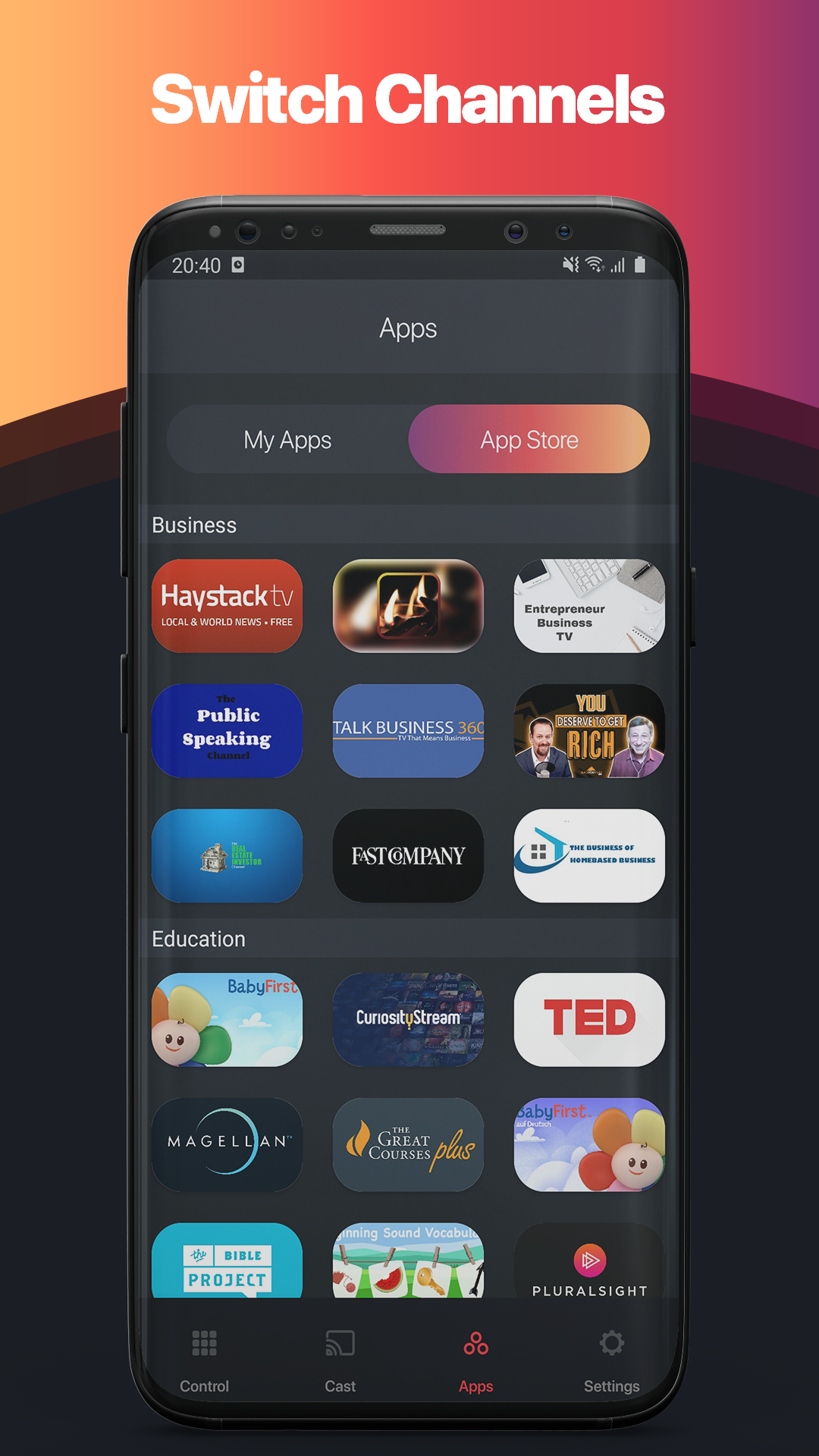 اسکرین شات 2 برنامه Remote for Fire TV & Firestick