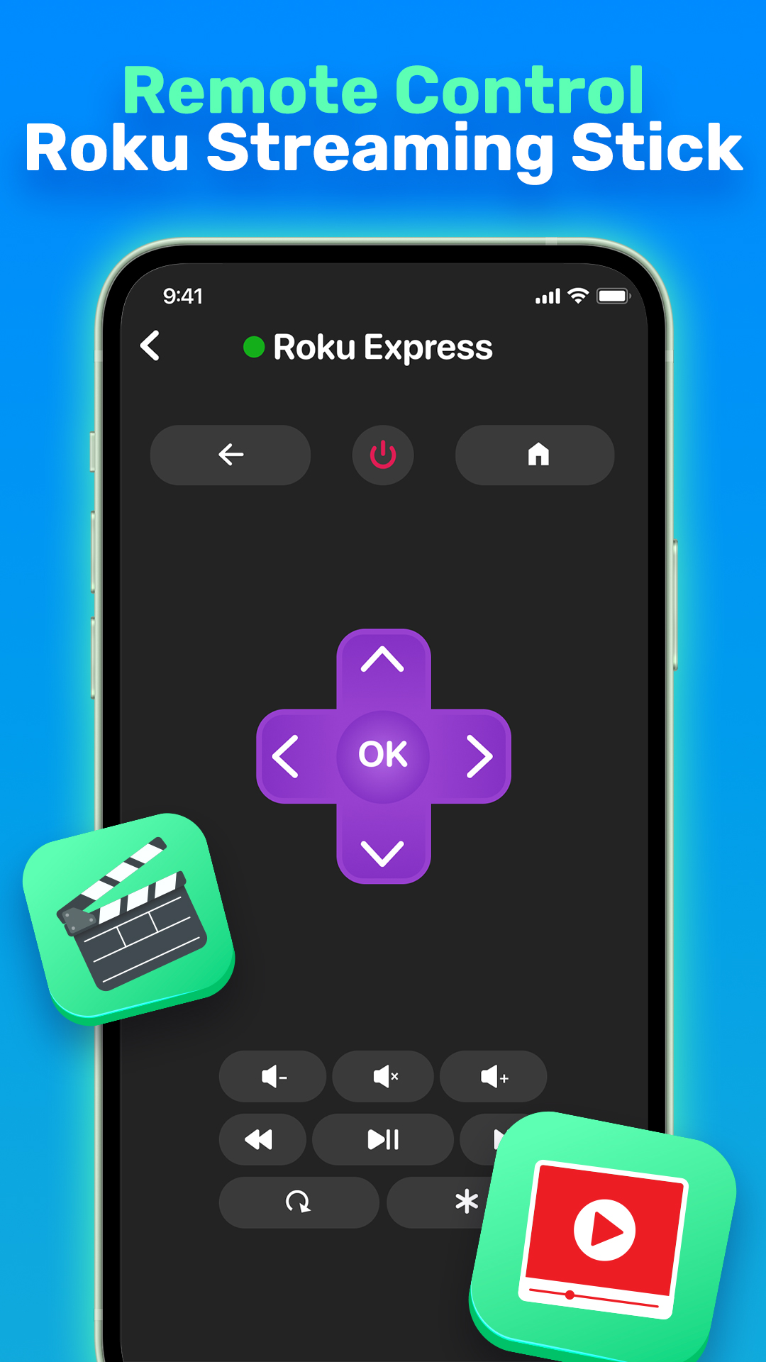اسکرین شات 1 برنامه Tv Remote: Roku Remote Control