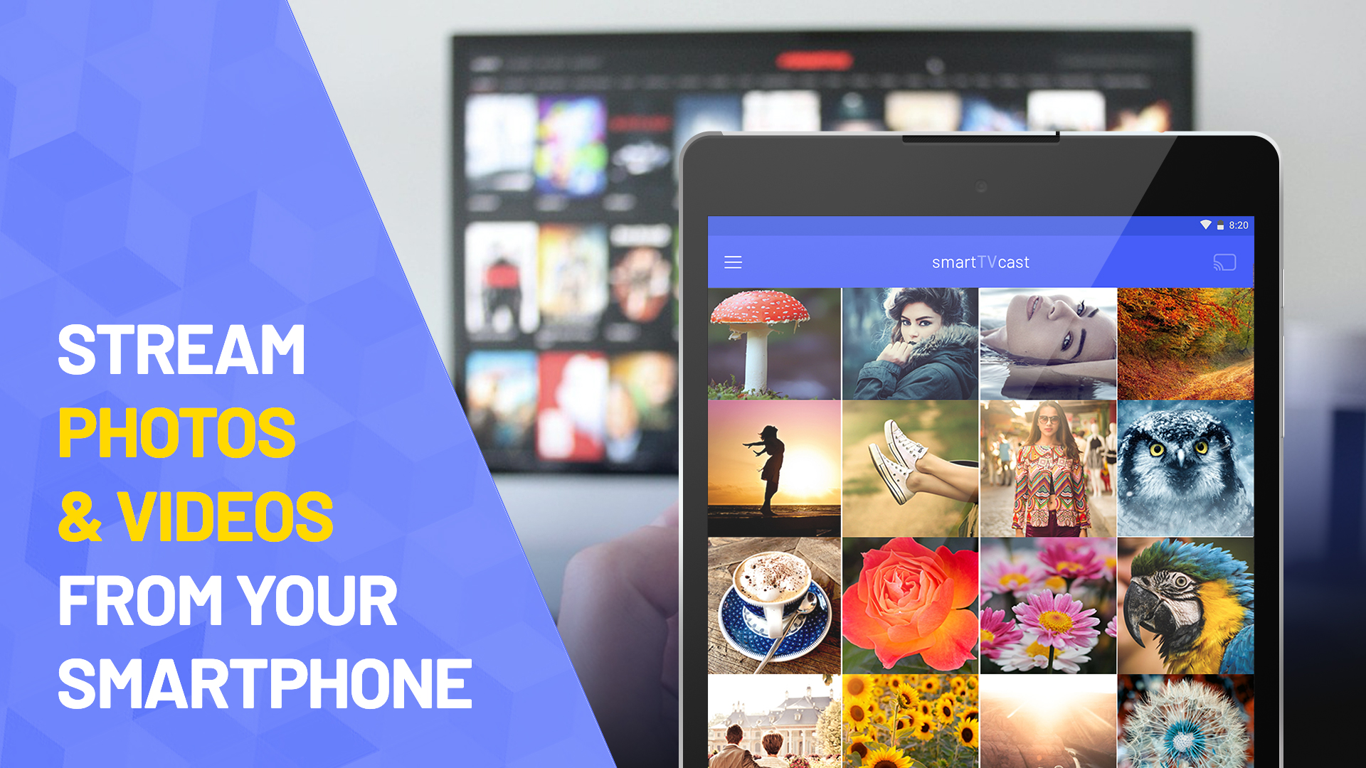 اسکرین شات 2 برنامه Smart TV Cast Screen Mirroring