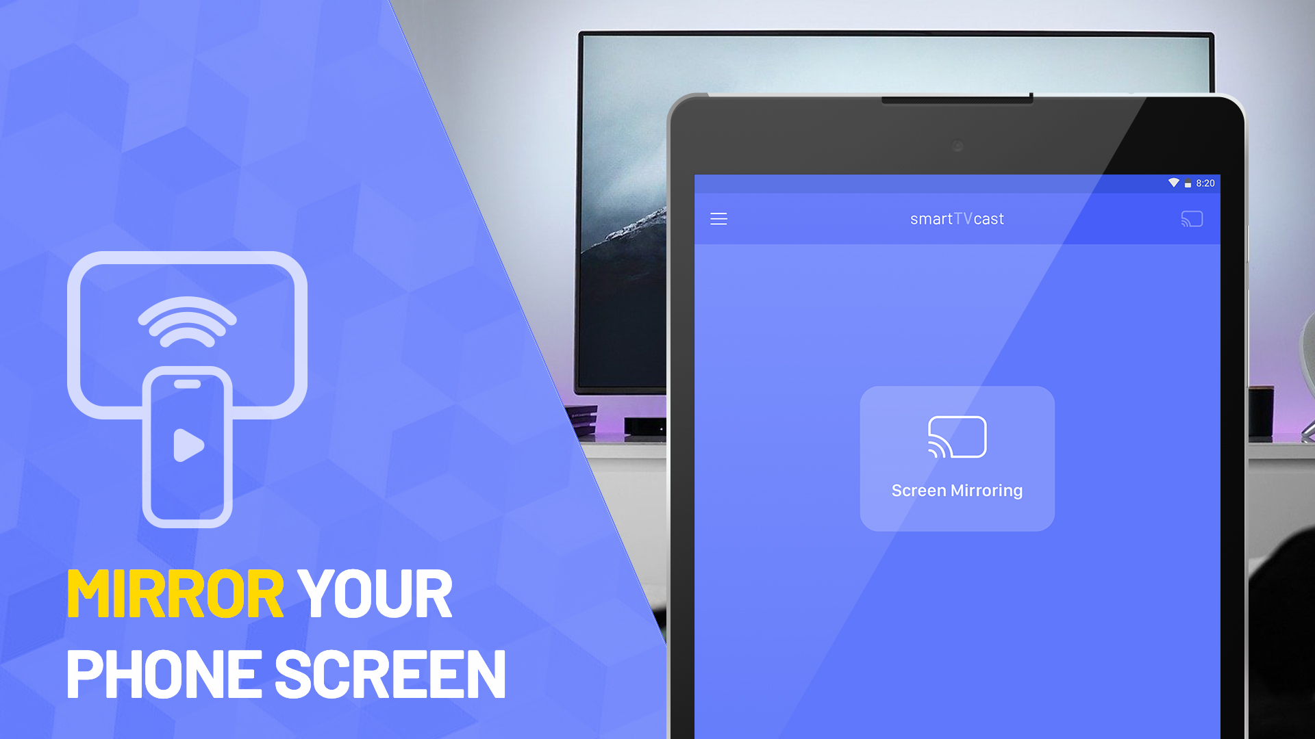 اسکرین شات 3 برنامه Smart TV Cast Screen Mirroring
