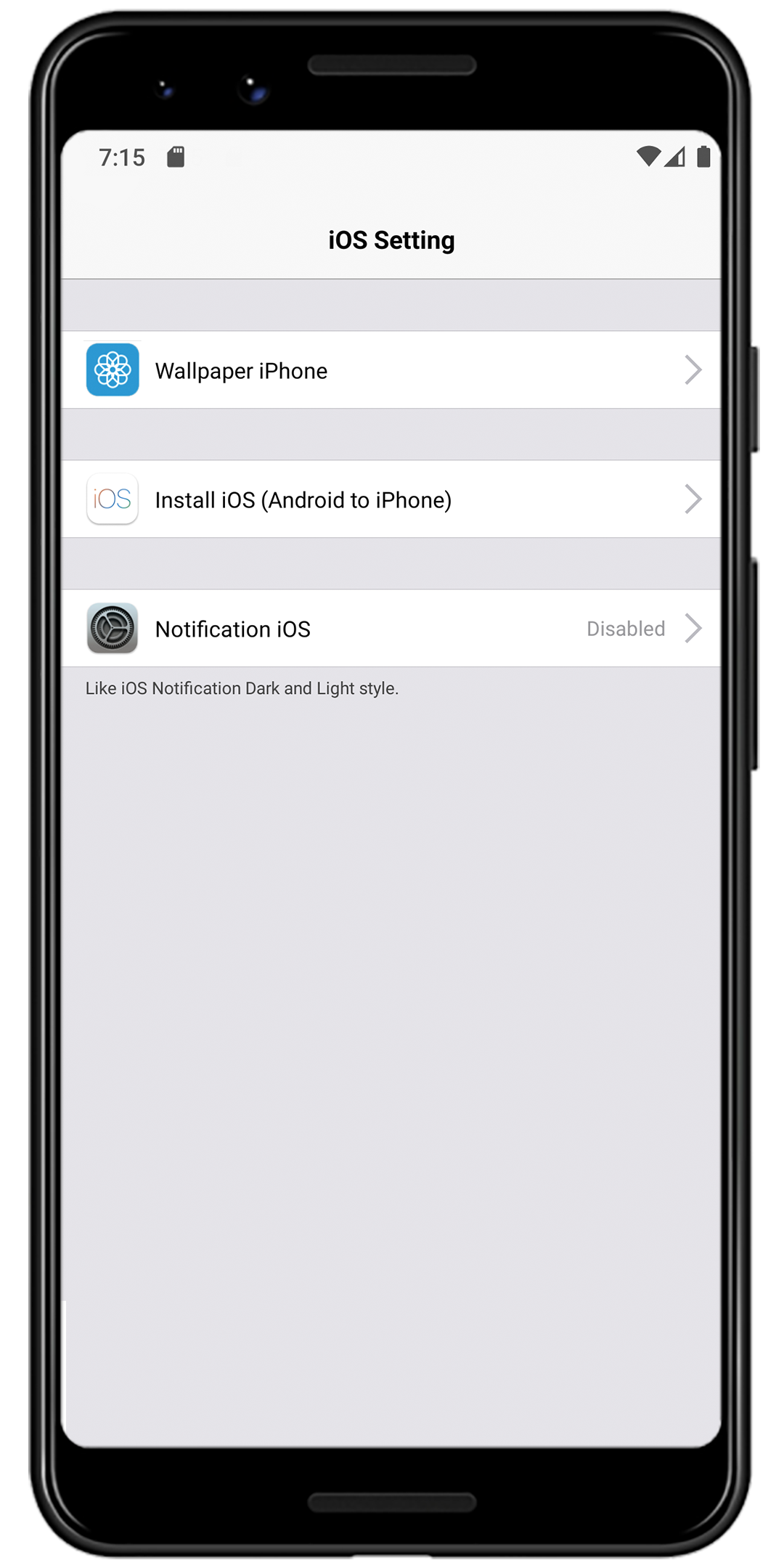 اسکرین شات 2 برنامه Notification iOS