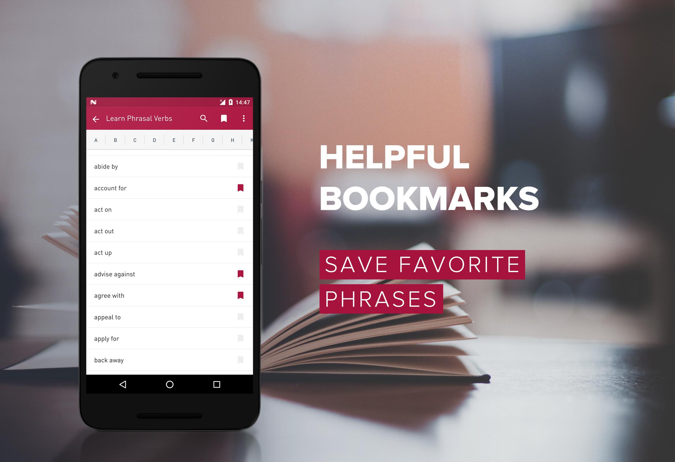 اسکرین شات 5 برنامه English Phrasal Verbs