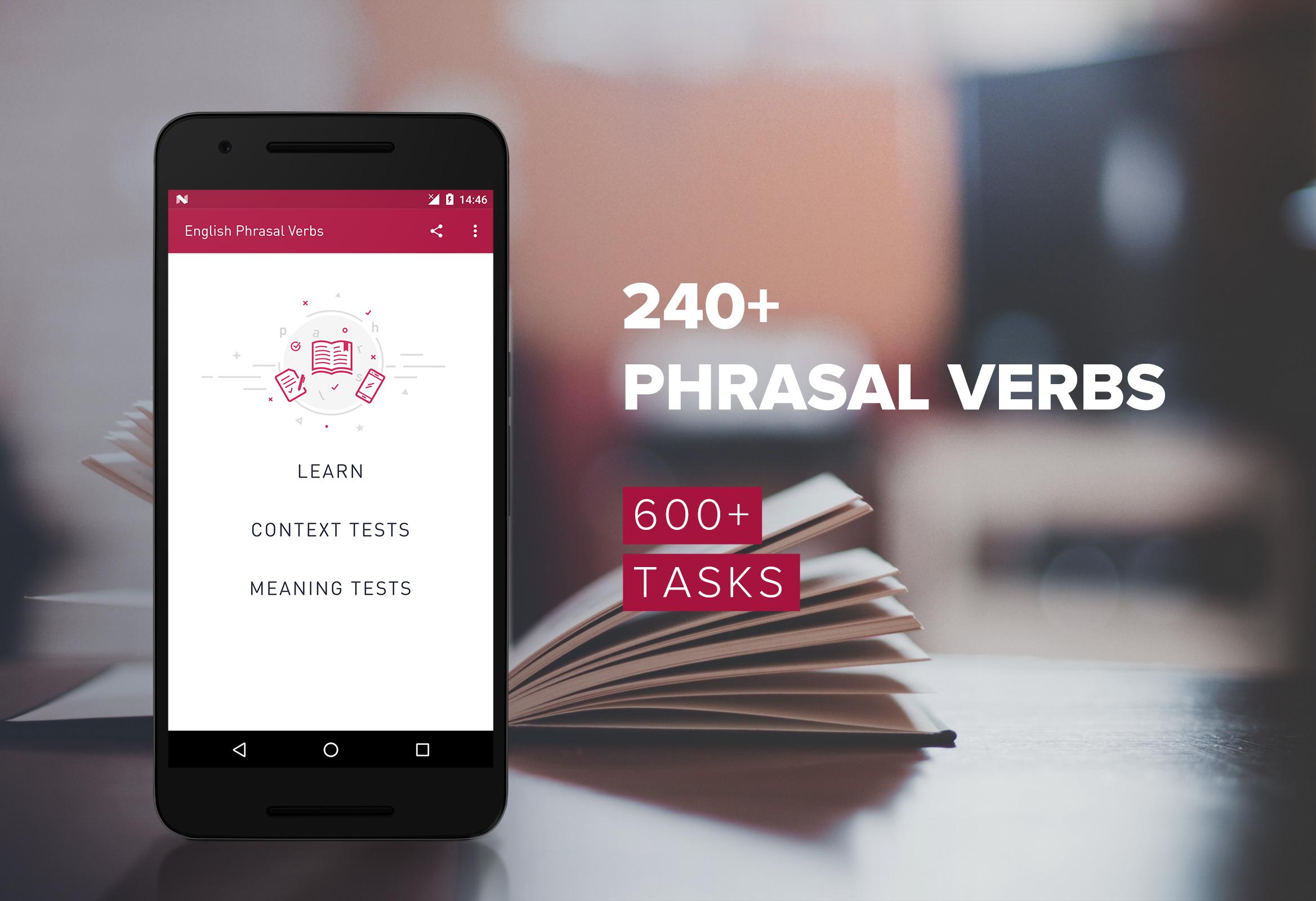 اسکرین شات 1 برنامه English Phrasal Verbs