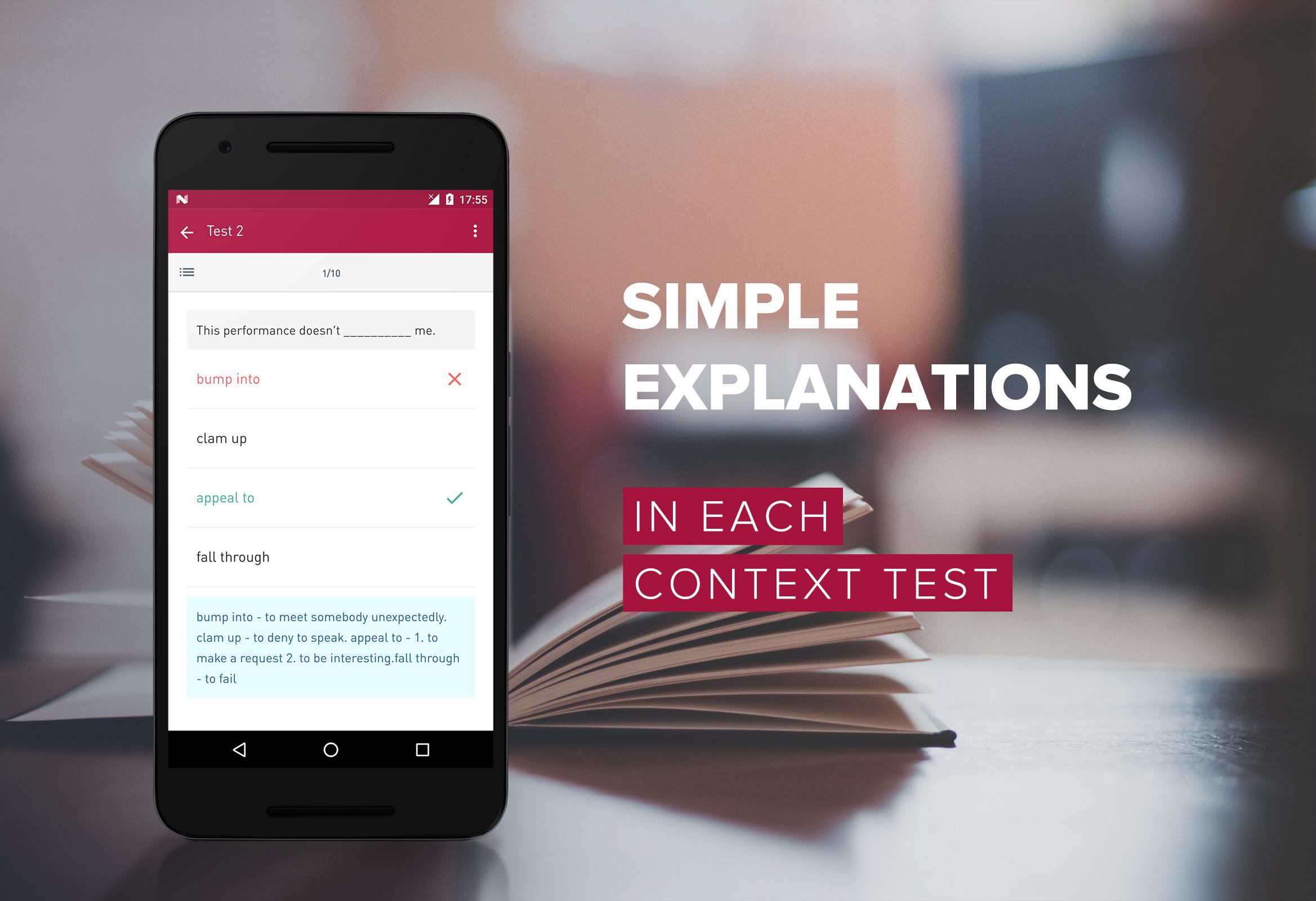 اسکرین شات 3 برنامه English Phrasal Verbs