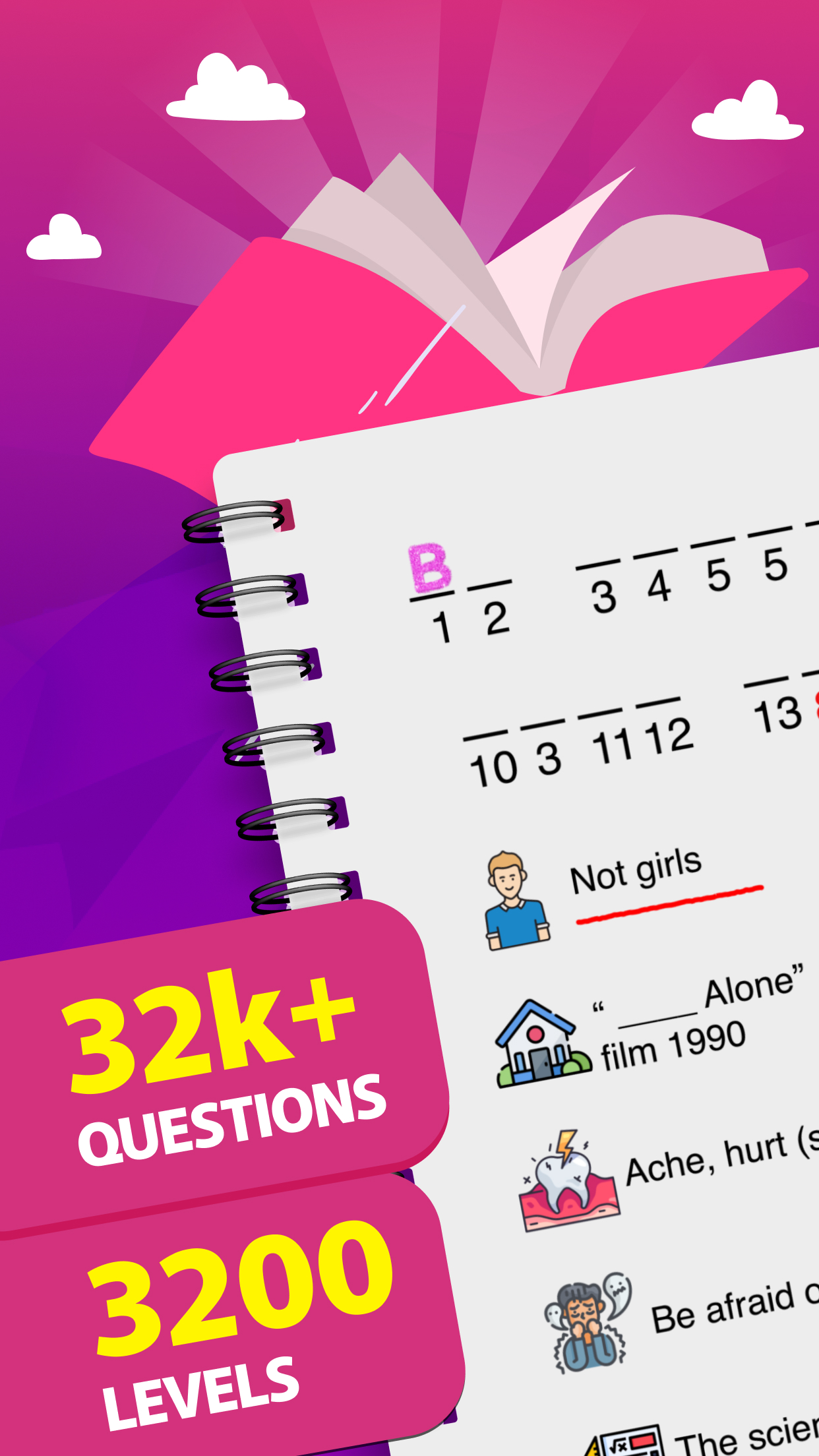 اسکرین شات 1 بازی Crostic Crossword－Word Puzzles