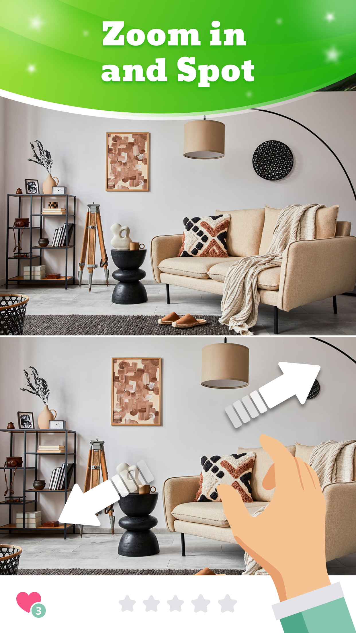 اسکرین شات 3 بازی Find Five: Find the difference