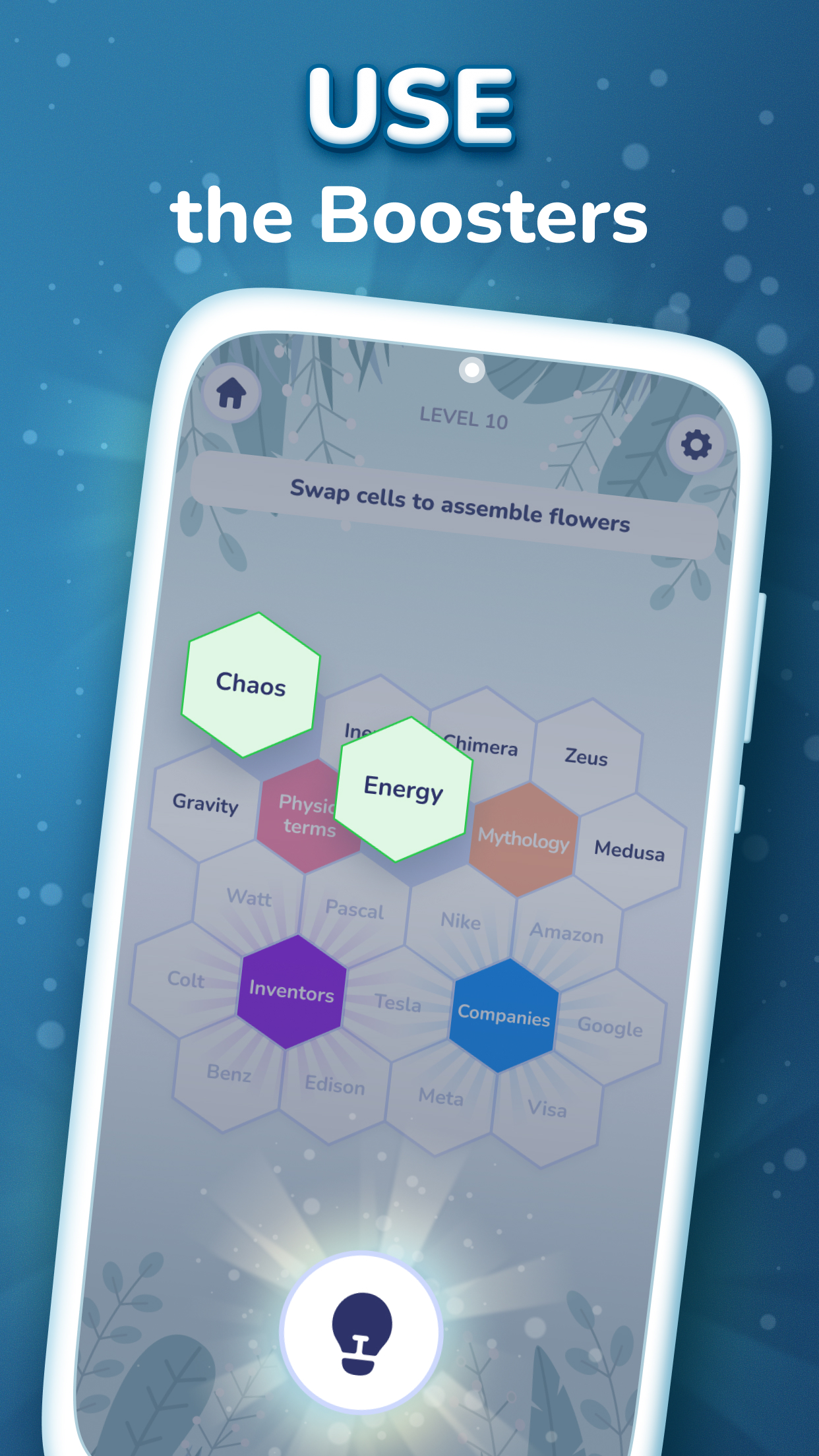 اسکرین شات 5 بازی Hexa Words: Sort Associations