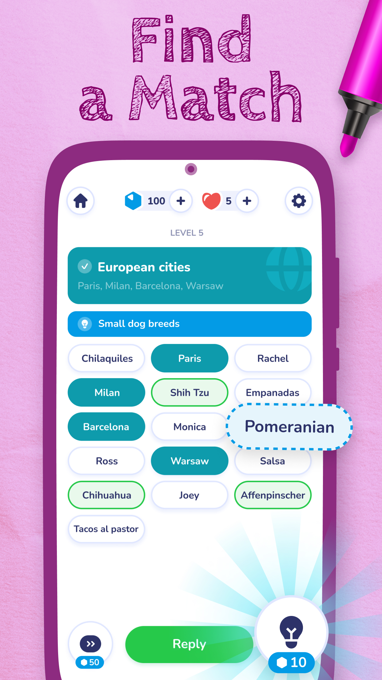 اسکرین شات 3 بازی Word Connect－Logic Association