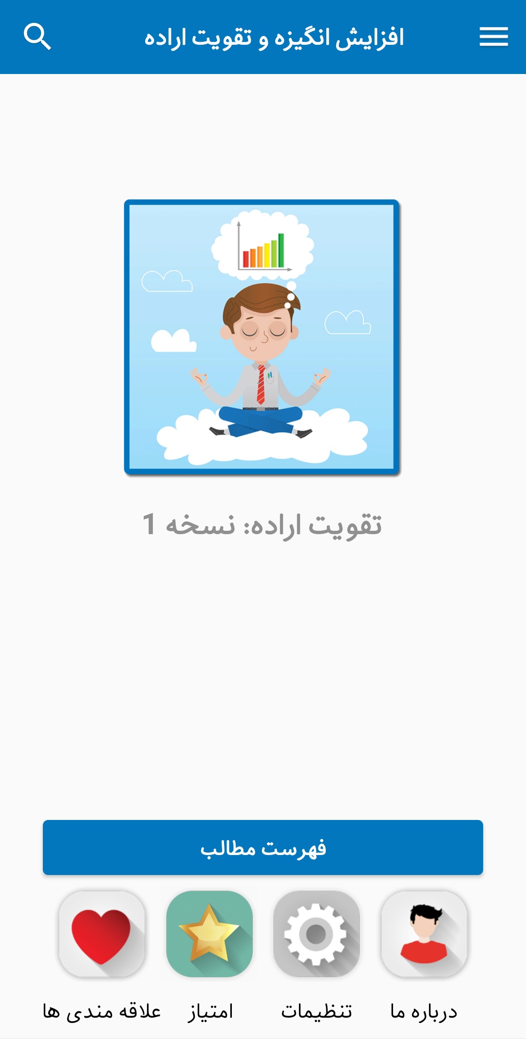 اسکرین شات برنامه آموزش تقویت اراده و افزایش انگیزه 1