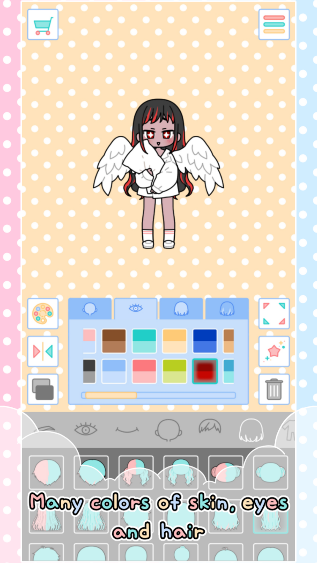 اسکرین شات 5 بازی Pastel Friends : Dress Up Game