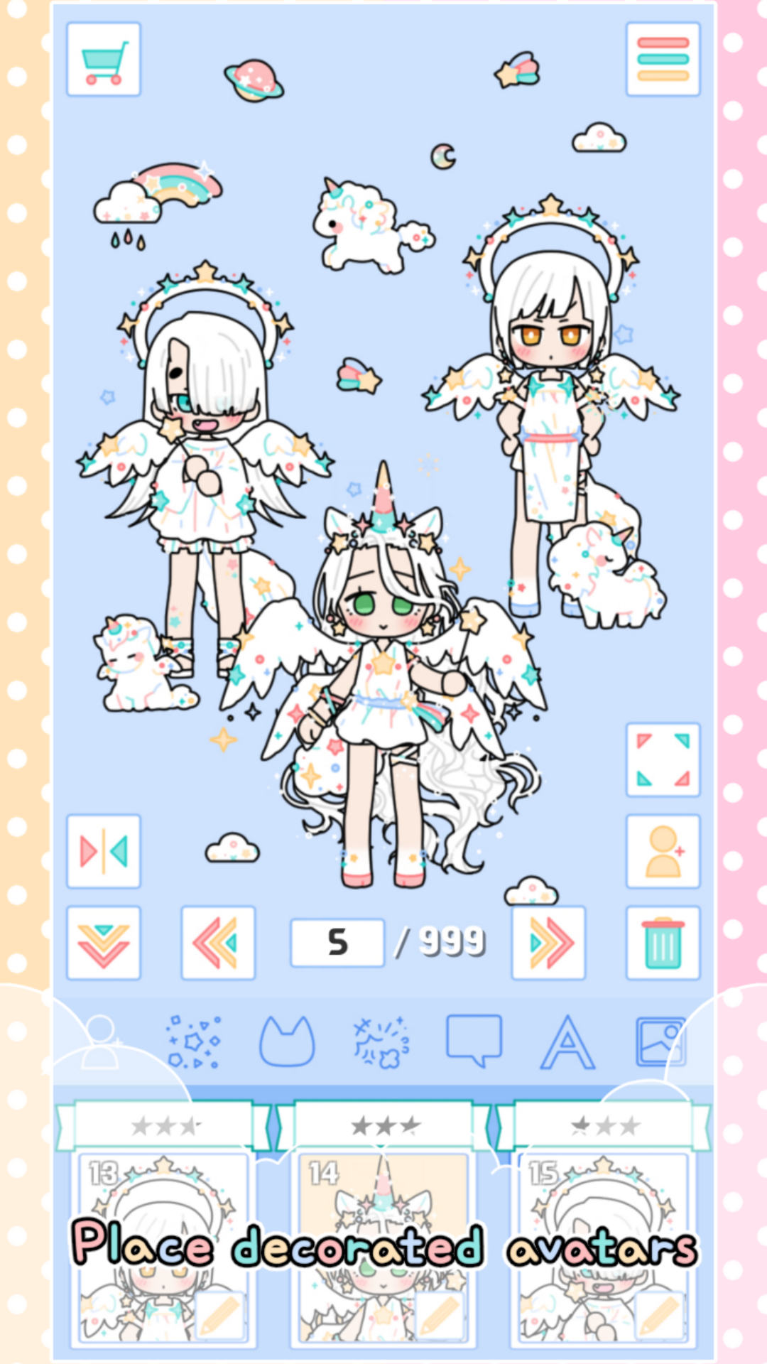 اسکرین شات 4 بازی Pastel Friends : Dress Up Game