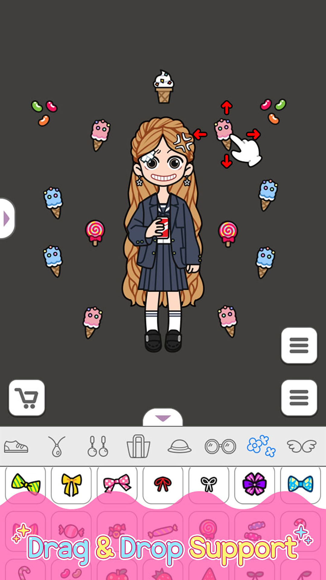 اسکرین شات 3 بازی Lily Story : Dress Up Game