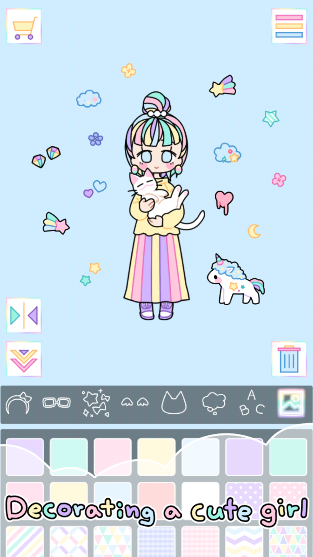 اسکرین شات 2 بازی Pastel Girl : Dress Up Game