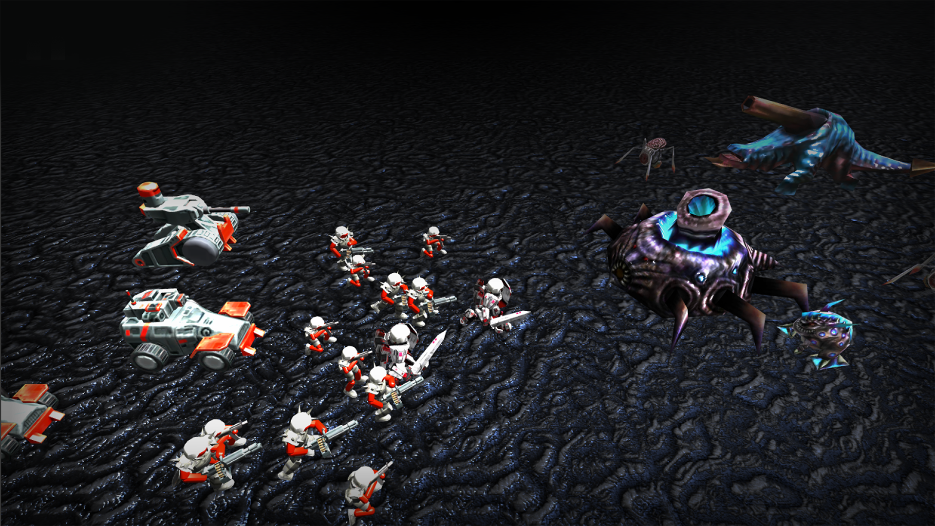 اسکرین شات 6 بازی Stickman Aliens Battle Simulat