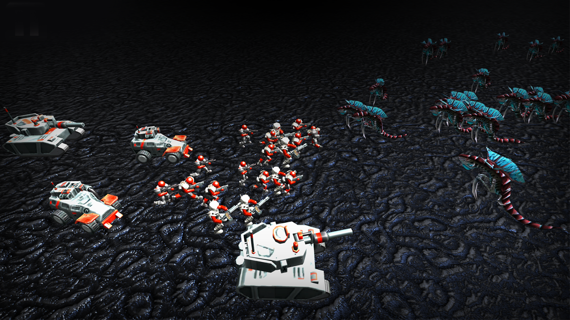 اسکرین شات 4 بازی Stickman Aliens Battle Simulat