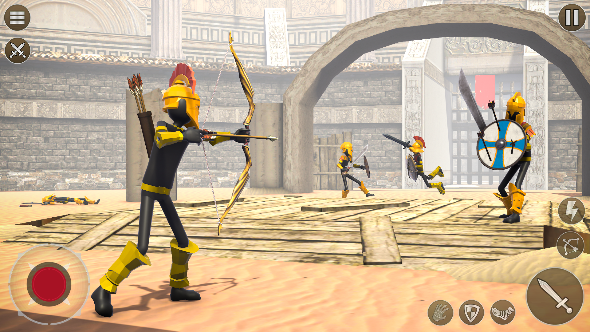 اسکرین شات 4 بازی Battle Simulator: 3D Gladiator