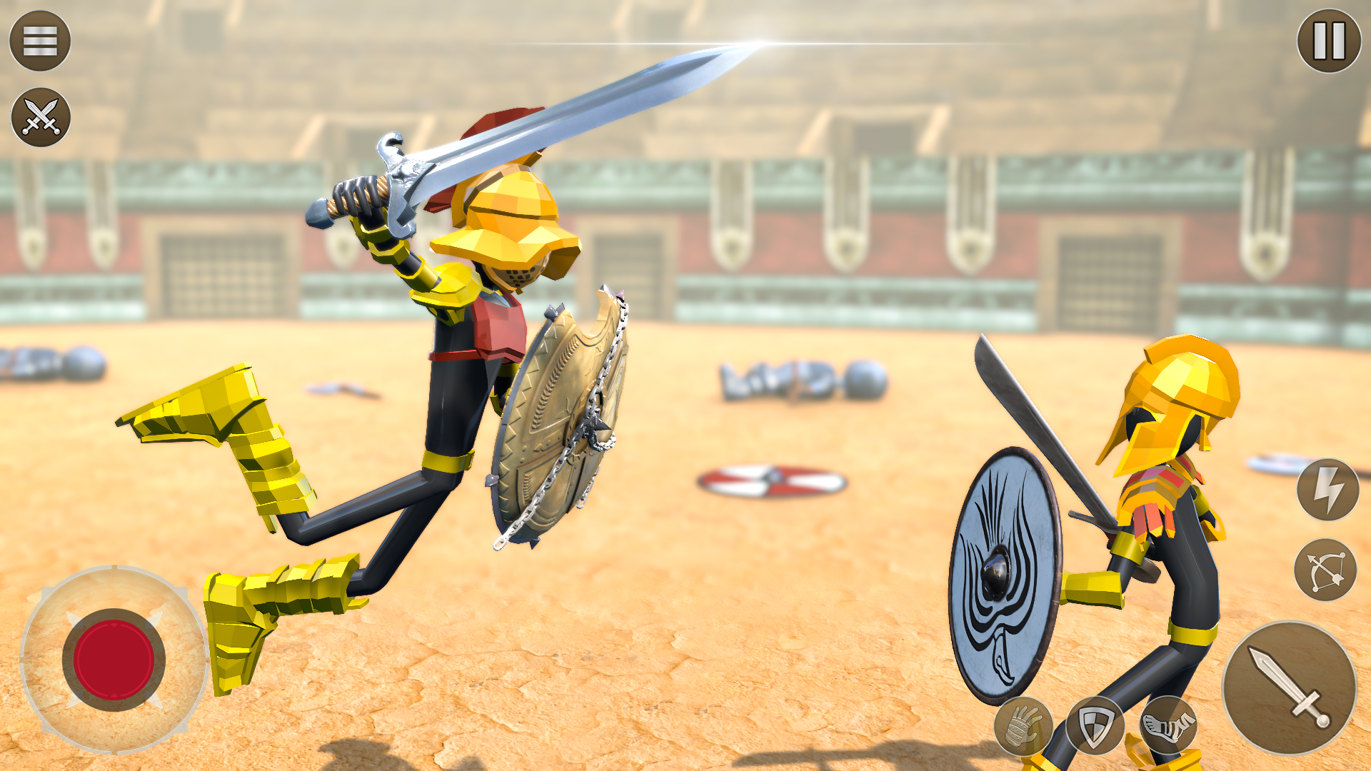 اسکرین شات 1 بازی Battle Simulator: 3D Gladiator