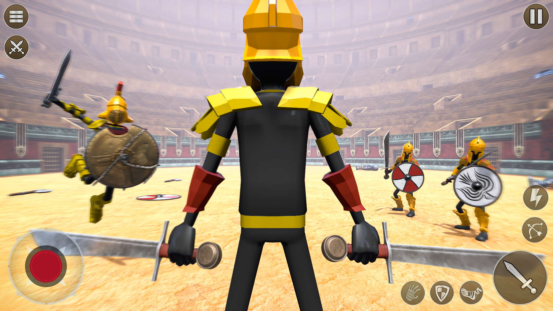 اسکرین شات 2 بازی Battle Simulator: 3D Gladiator