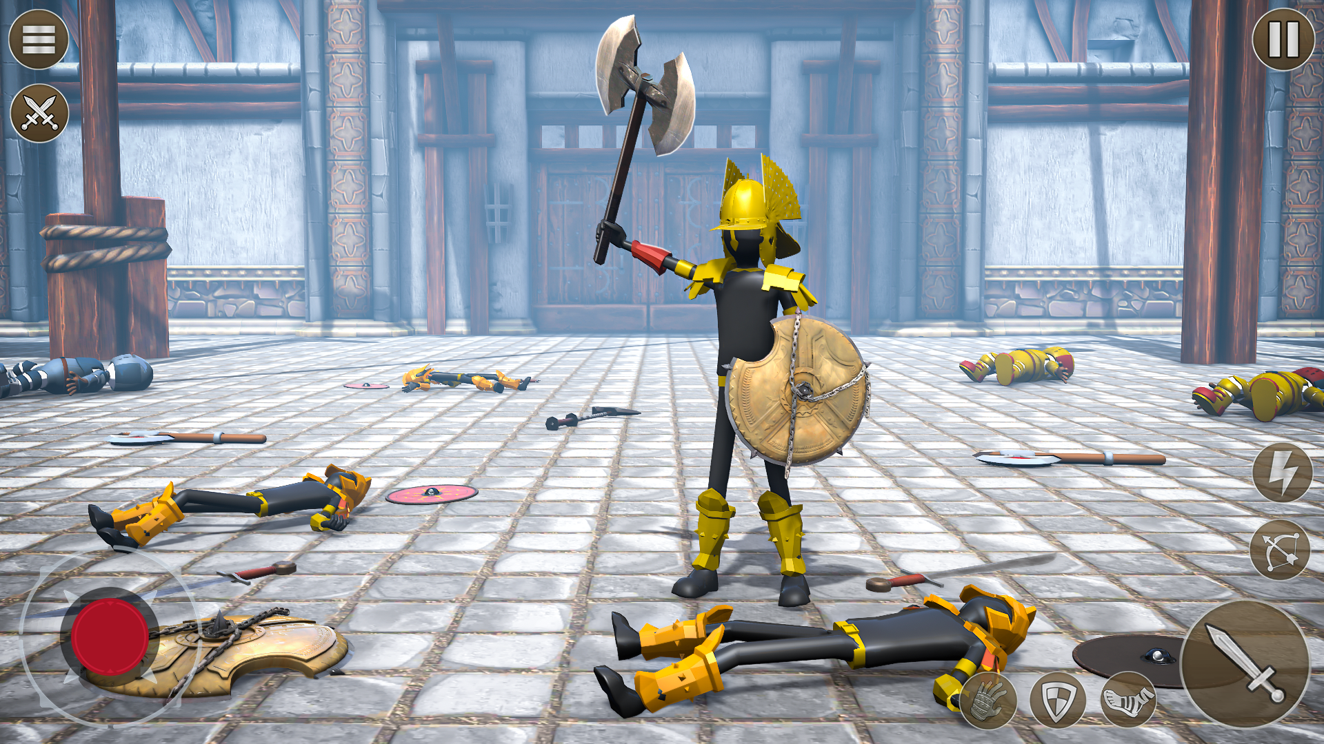 اسکرین شات 3 بازی Battle Simulator: 3D Gladiator