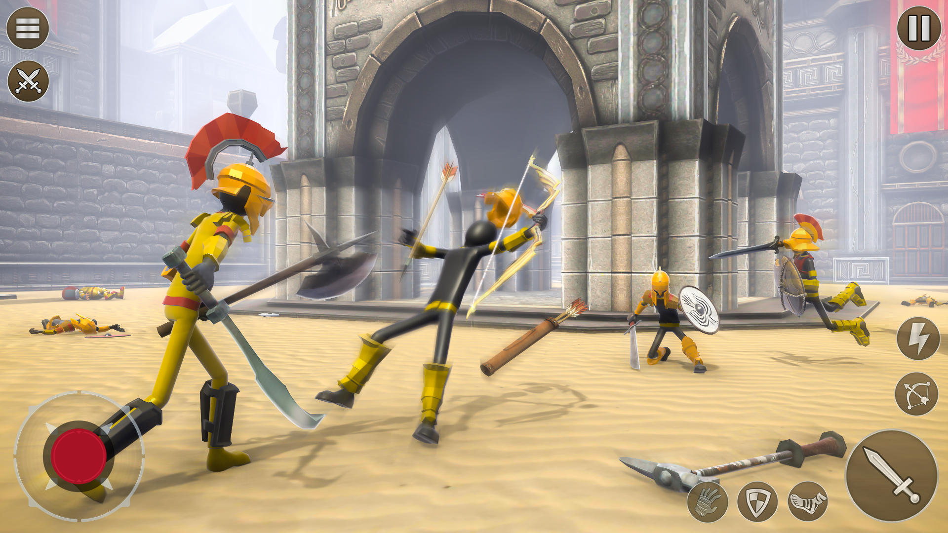 اسکرین شات 5 بازی Battle Simulator: 3D Gladiator