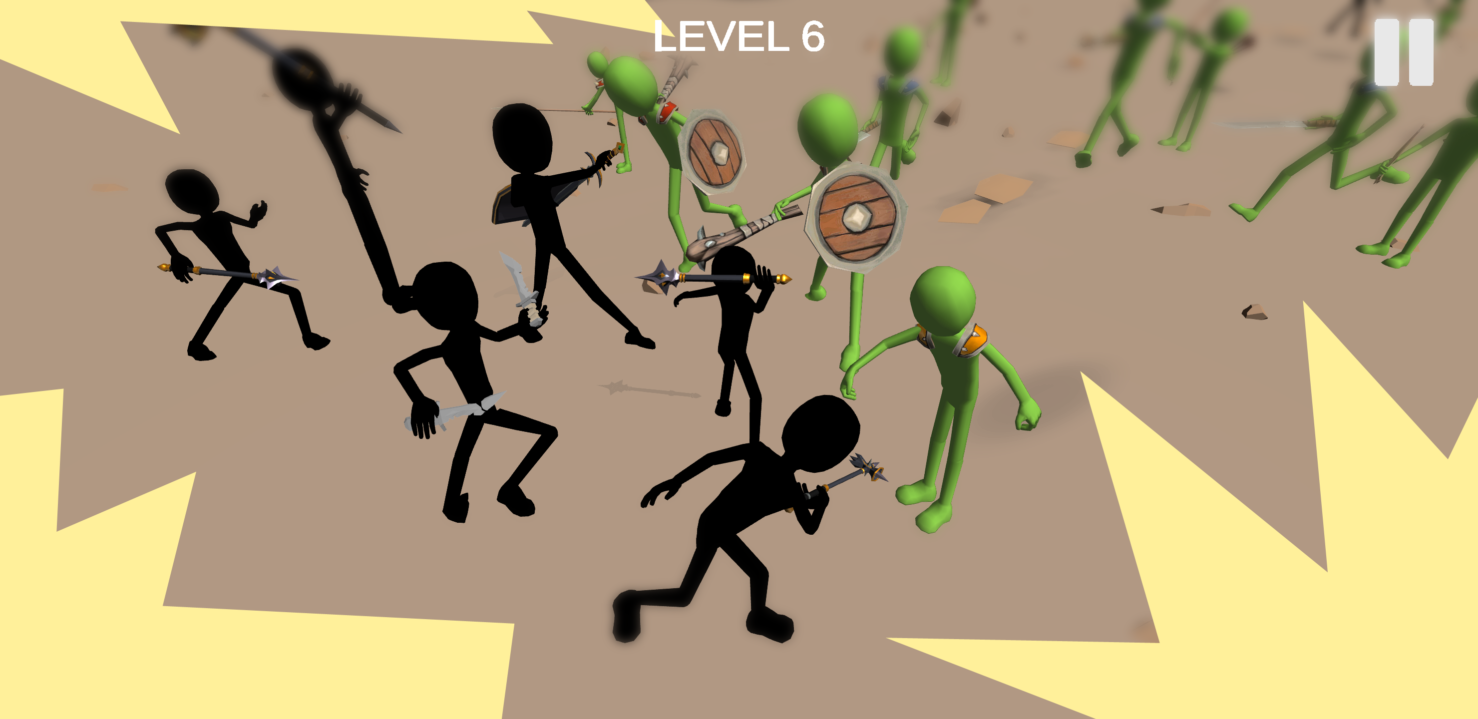 اسکرین شات 2 بازی Stickman Fight Arena Shadow 3D