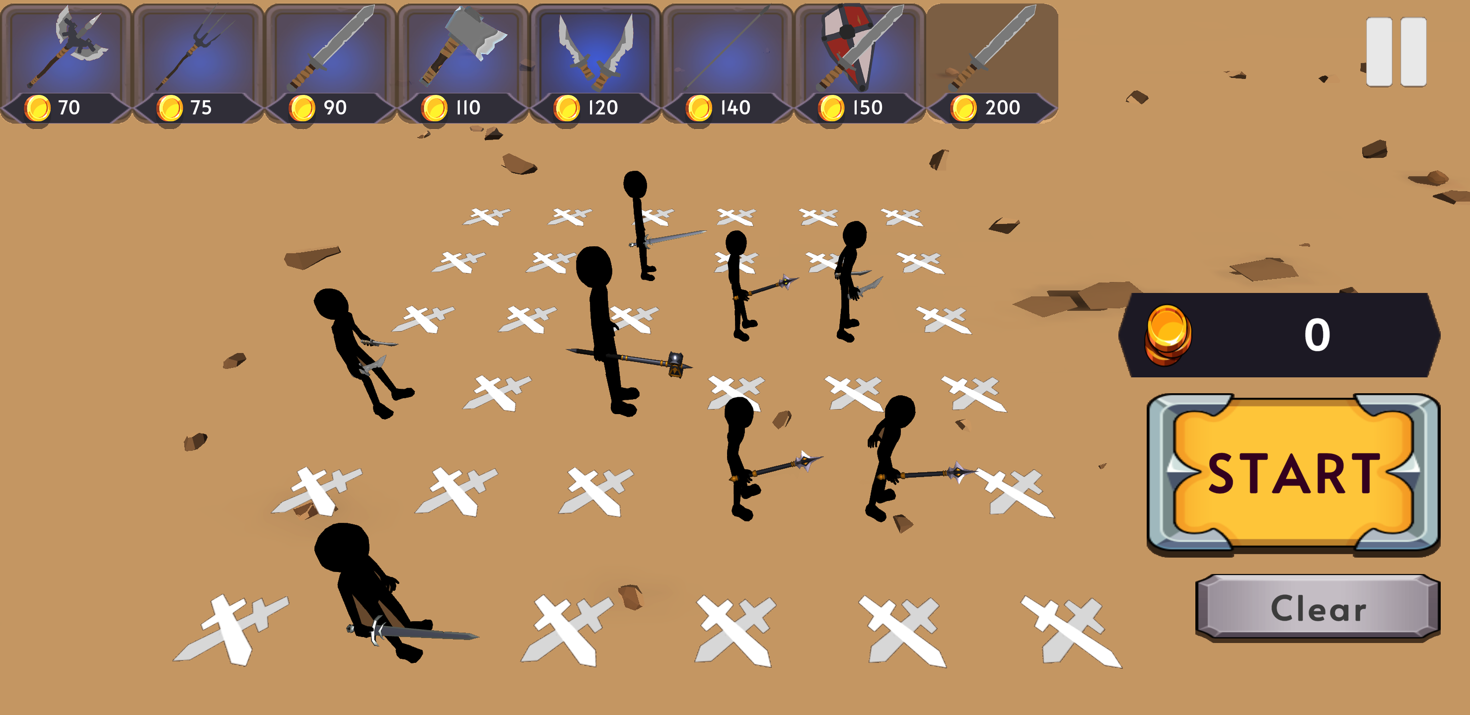 اسکرین شات 1 بازی Stickman Fight Arena Shadow 3D