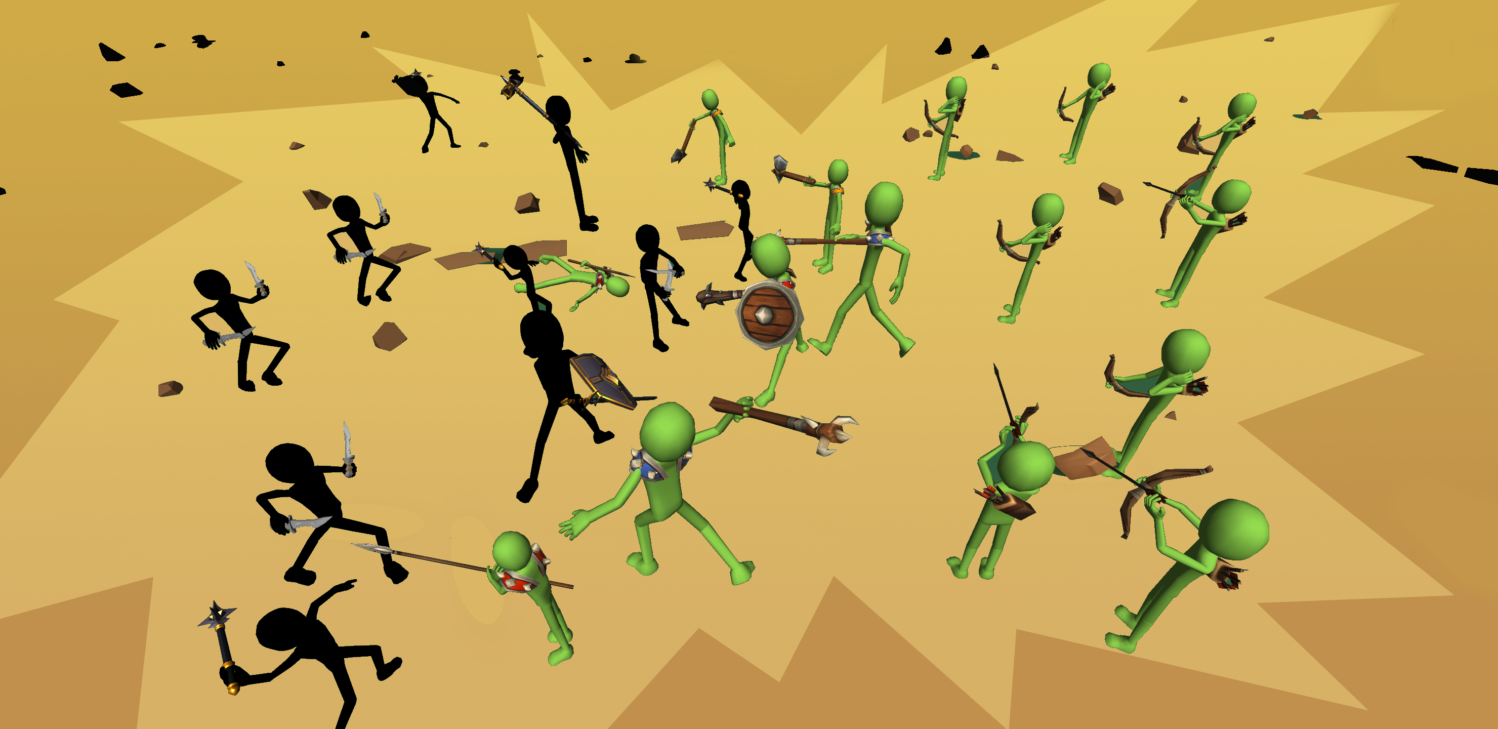 اسکرین شات 6 بازی Stickman Fight Arena Shadow 3D