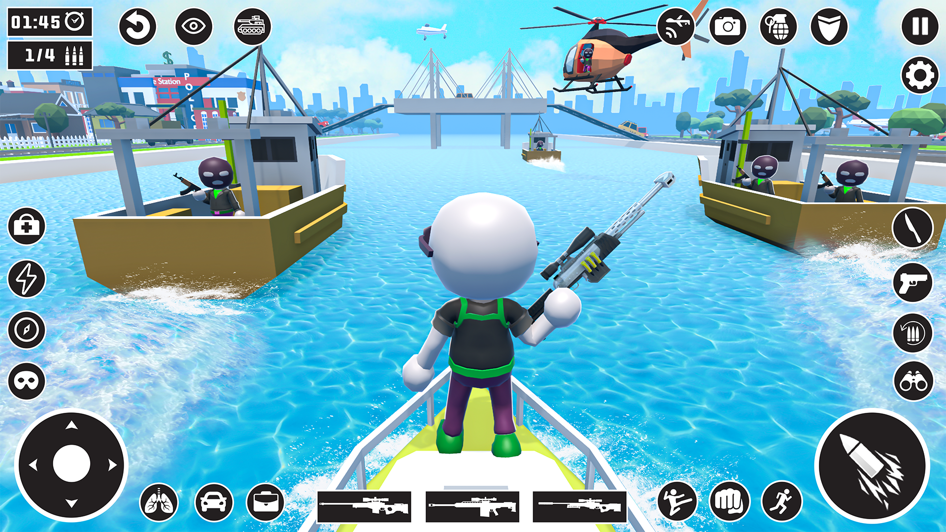 اسکرین شات 4 بازی Stickman Sniper-Stickman Games