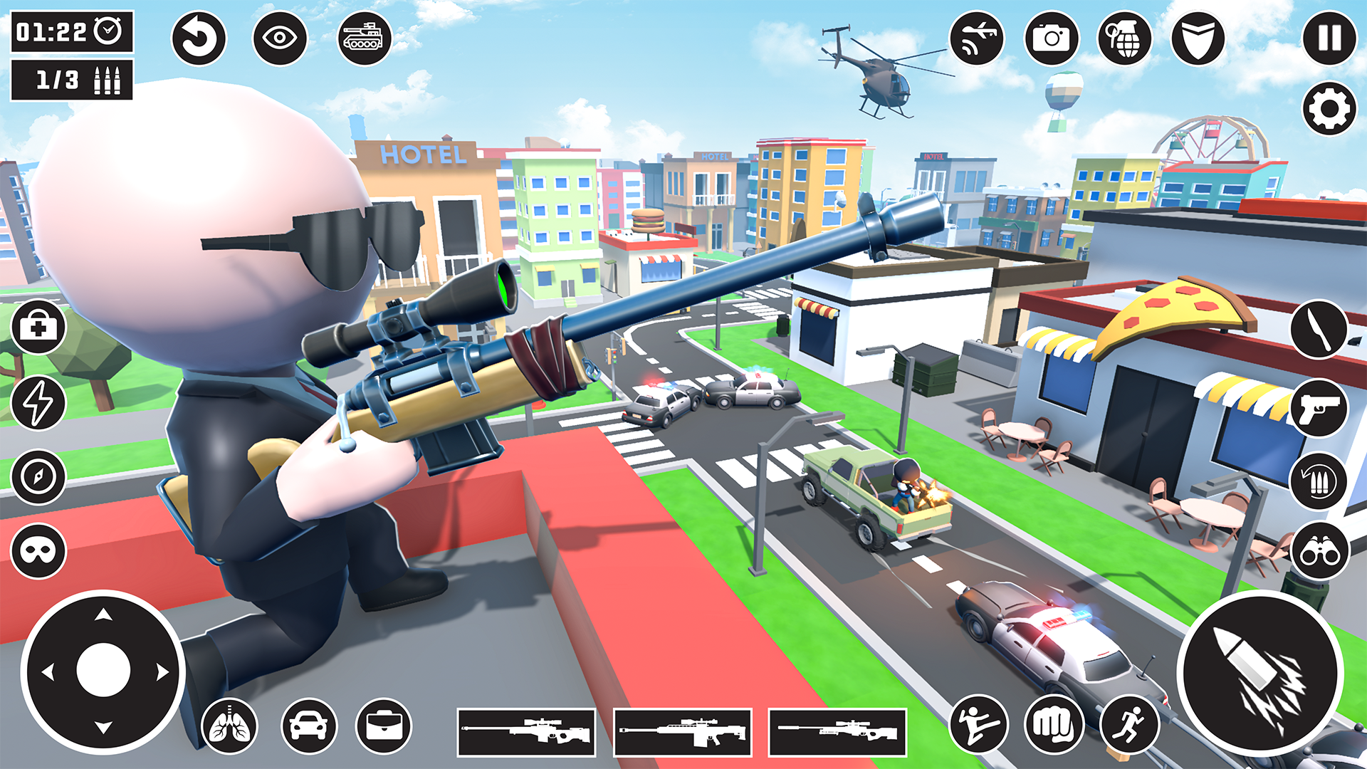 اسکرین شات 1 بازی Stickman Sniper-Stickman Games