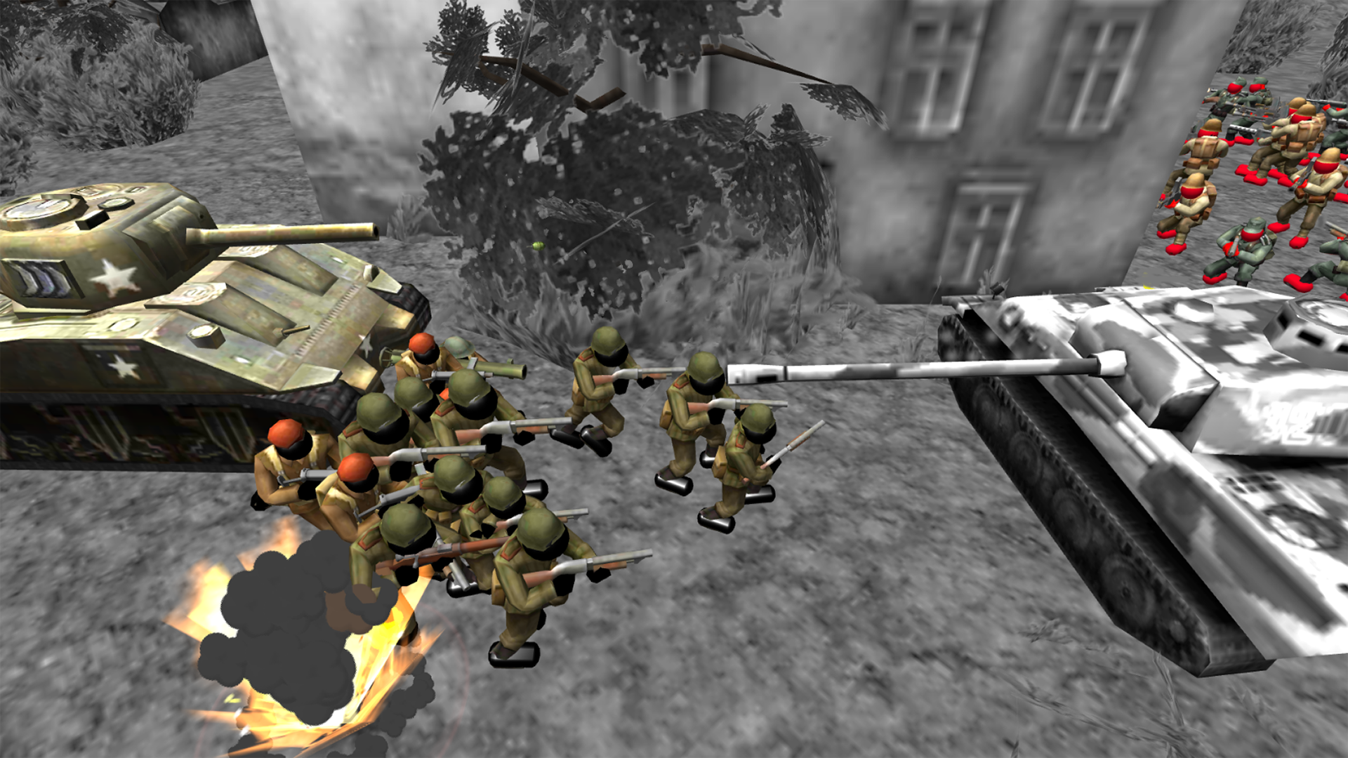 اسکرین شات 5 بازی Stickman WW2 Battle Simulator