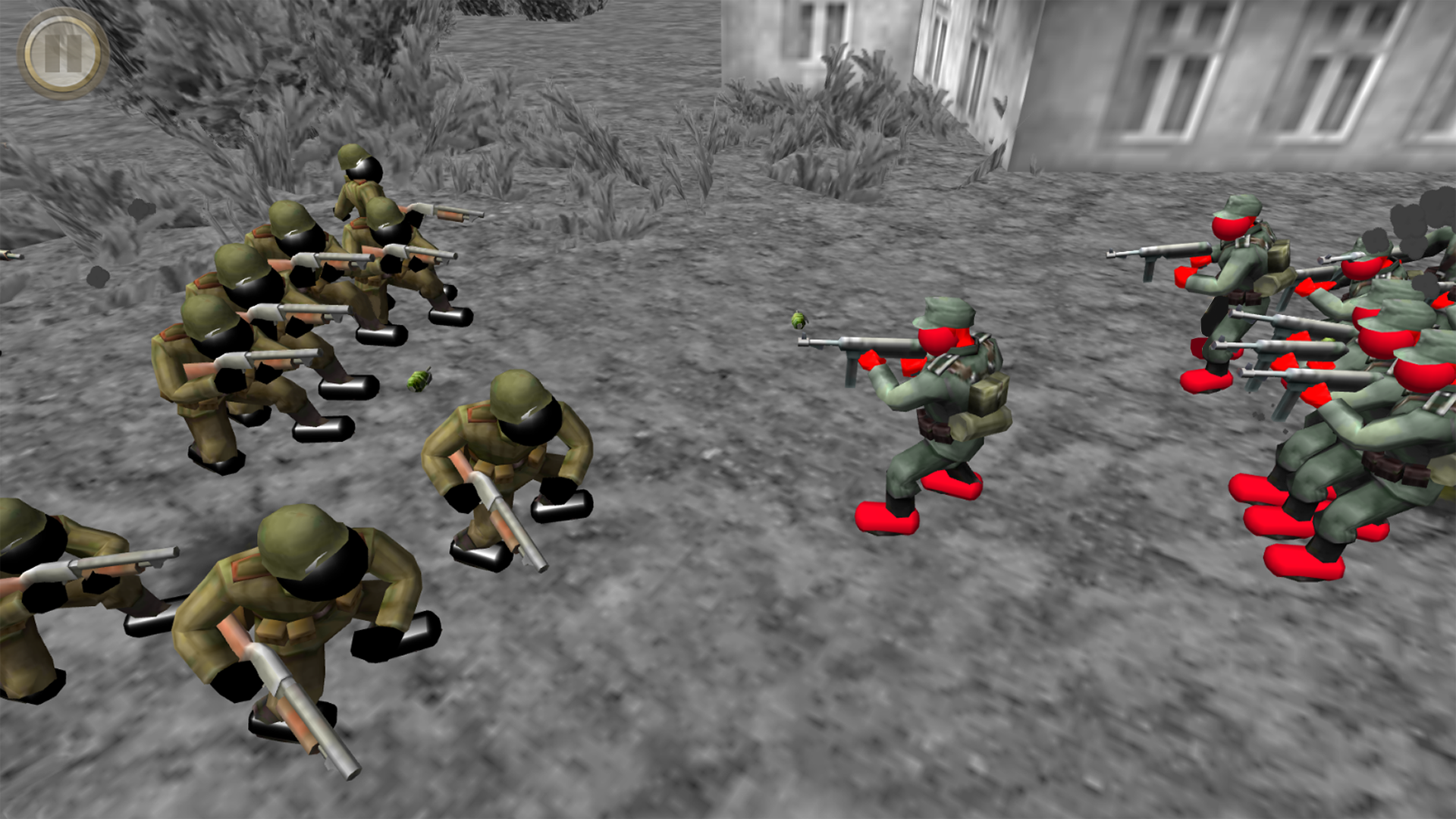 اسکرین شات 3 بازی Stickman WW2 Battle Simulator