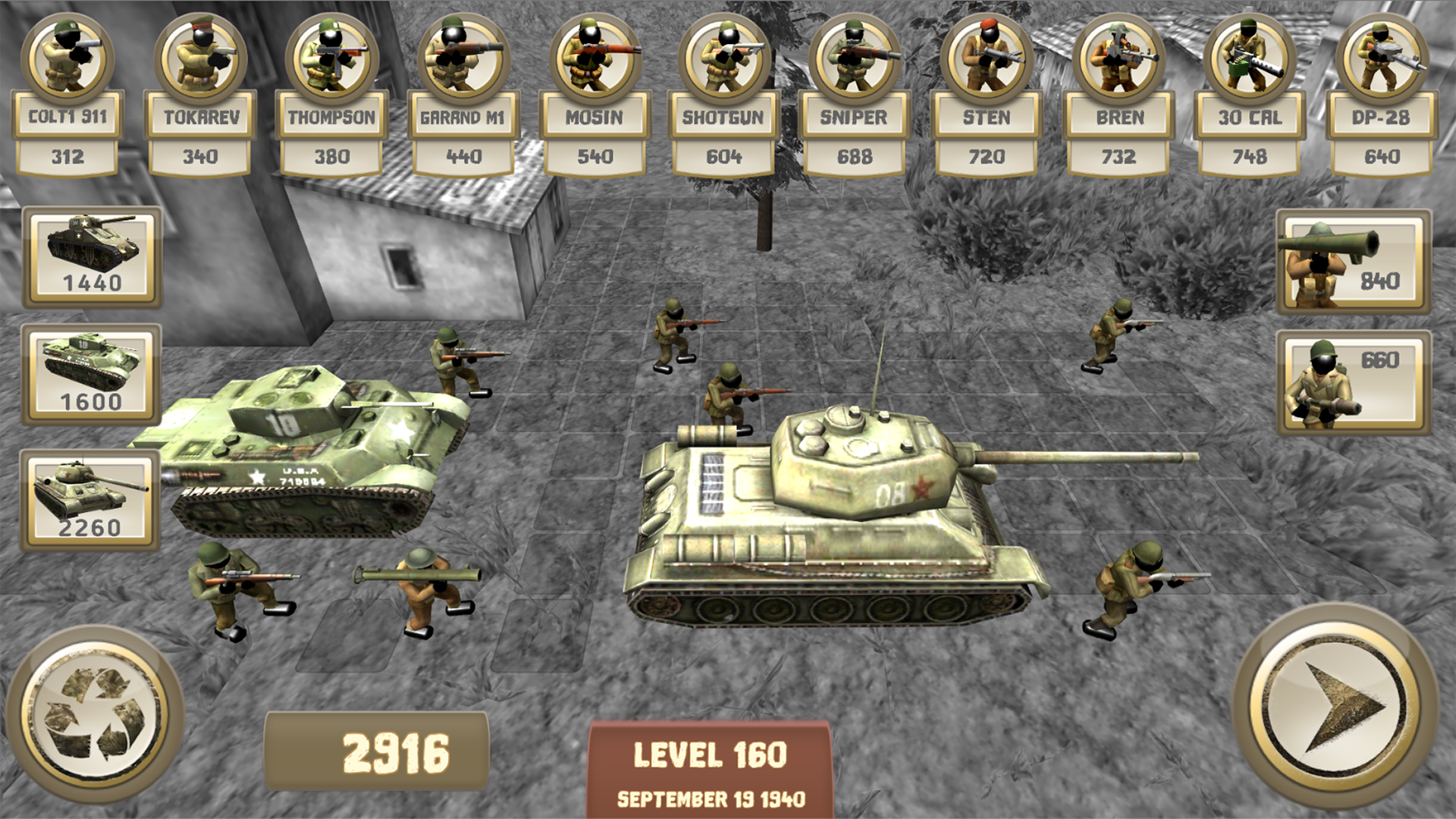 اسکرین شات 1 بازی Stickman WW2 Battle Simulator
