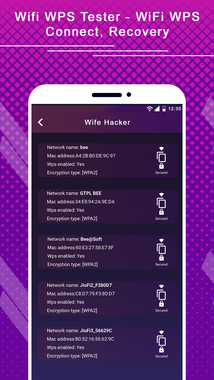 اسکرین شات 2 برنامه WiFi WPS Tester - WiFi WPS
