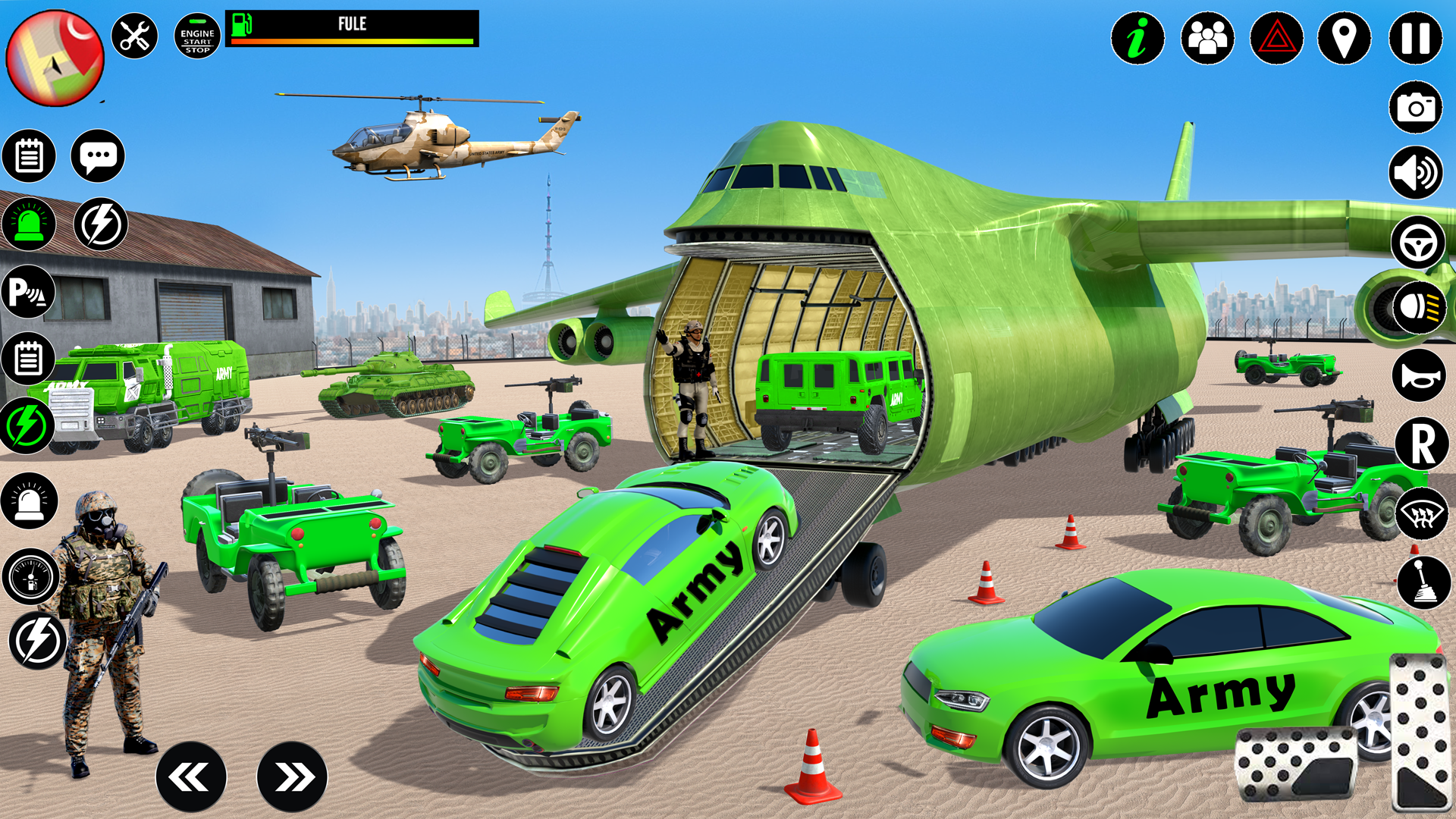 اسکرین شات 2 برنامه US Army Games Truck Simulator