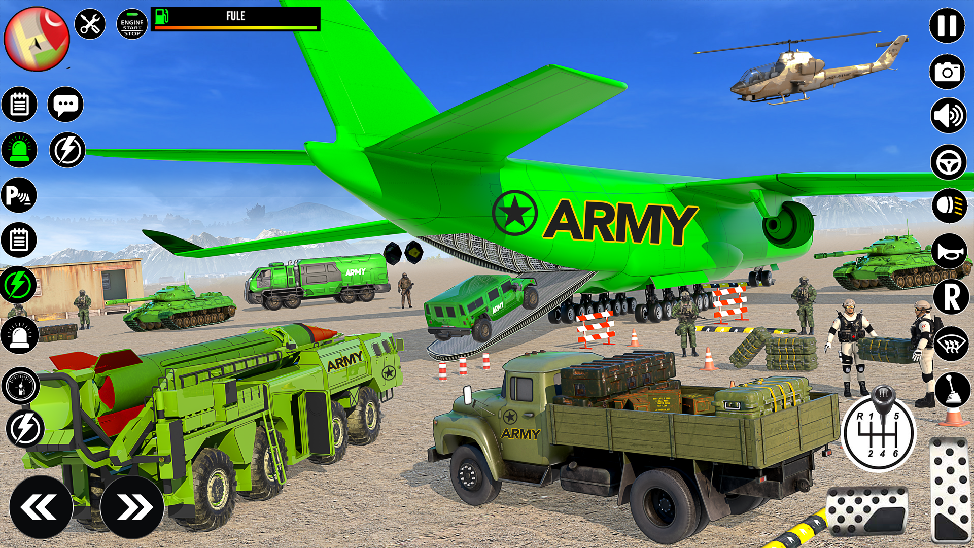 اسکرین شات 4 برنامه US Army Games Truck Simulator