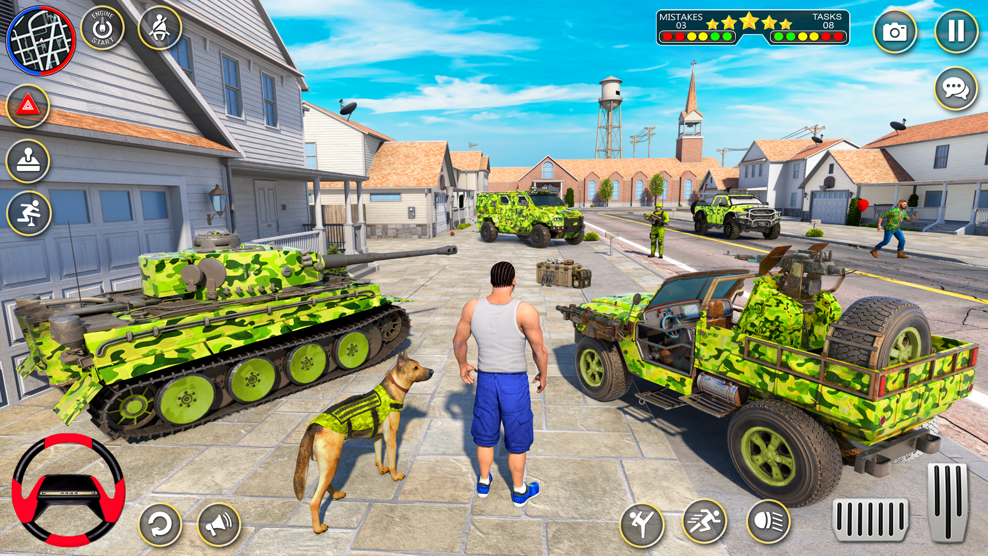 اسکرین شات 1 برنامه US Army Games Truck Simulator