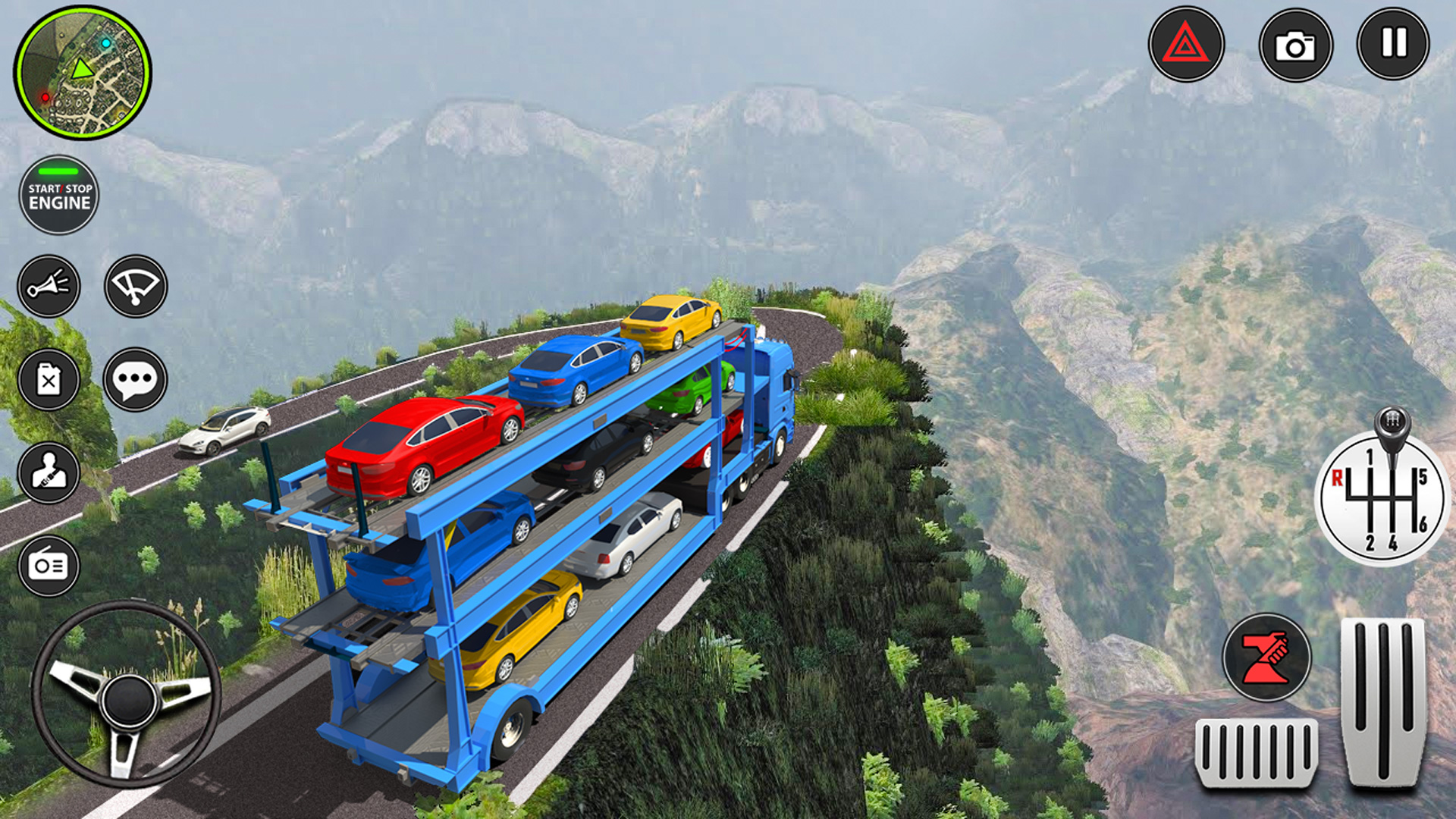 اسکرین شات برنامه Offroad Car Transporter Truck 3