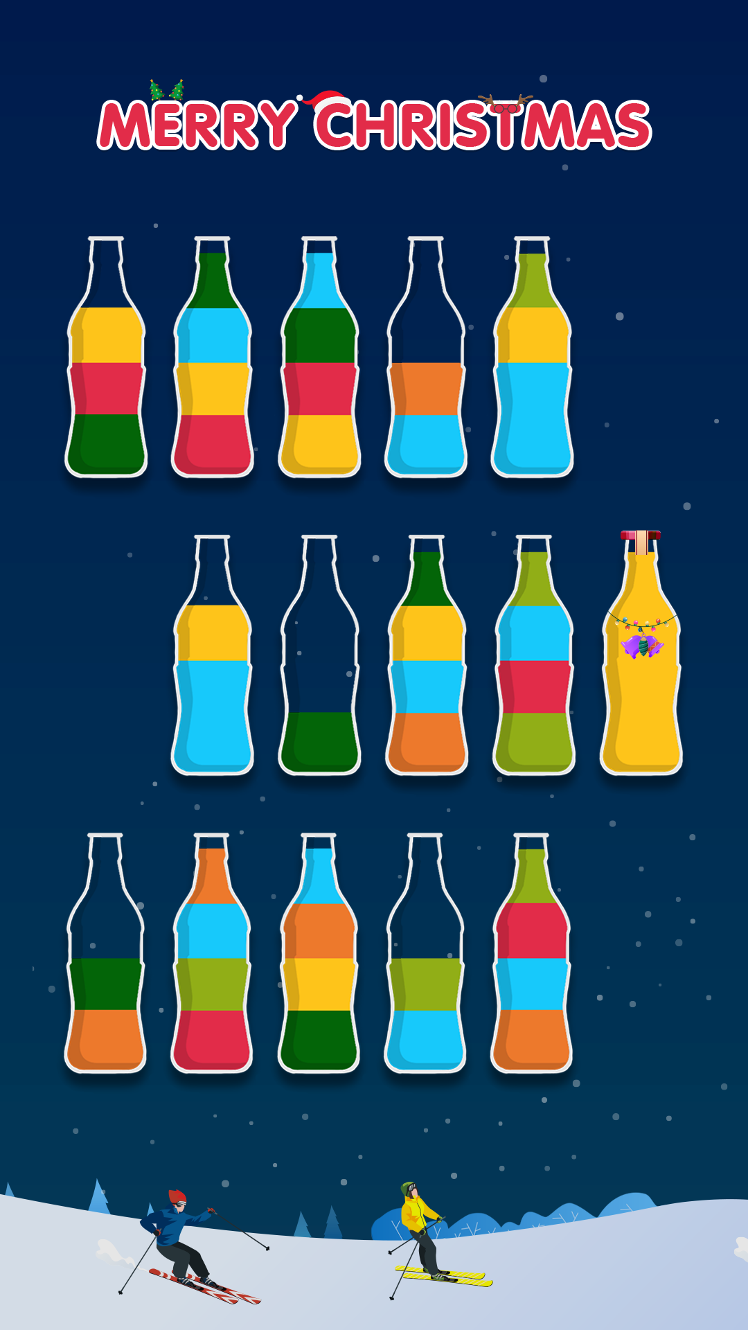اسکرین شات 2 بازی Water Sorting: Color Games