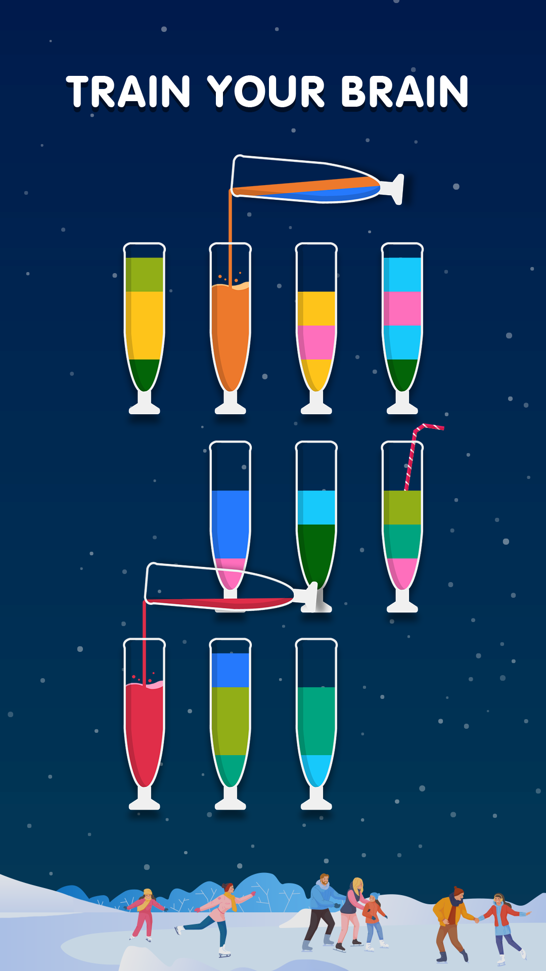 اسکرین شات 6 بازی Water Sorting: Color Games