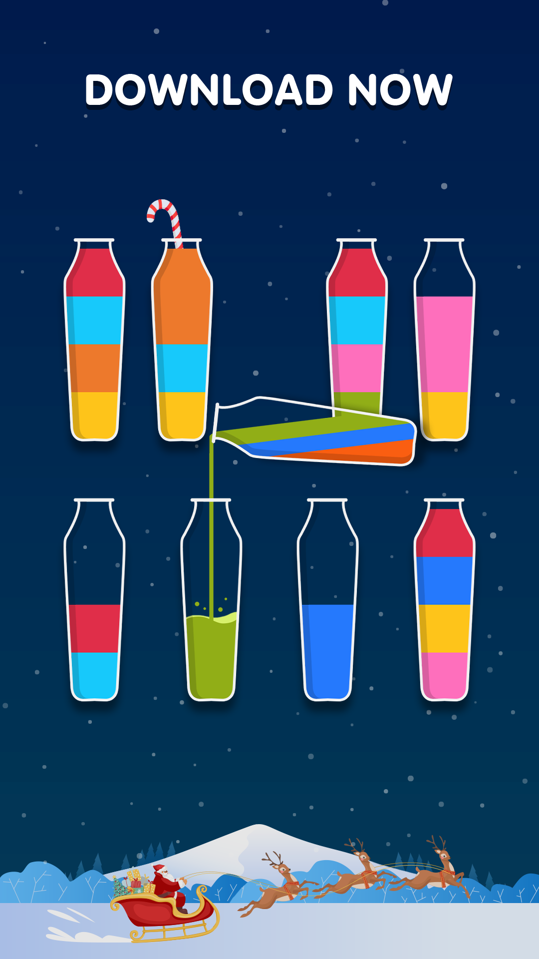اسکرین شات 8 بازی Water Sorting: Color Games