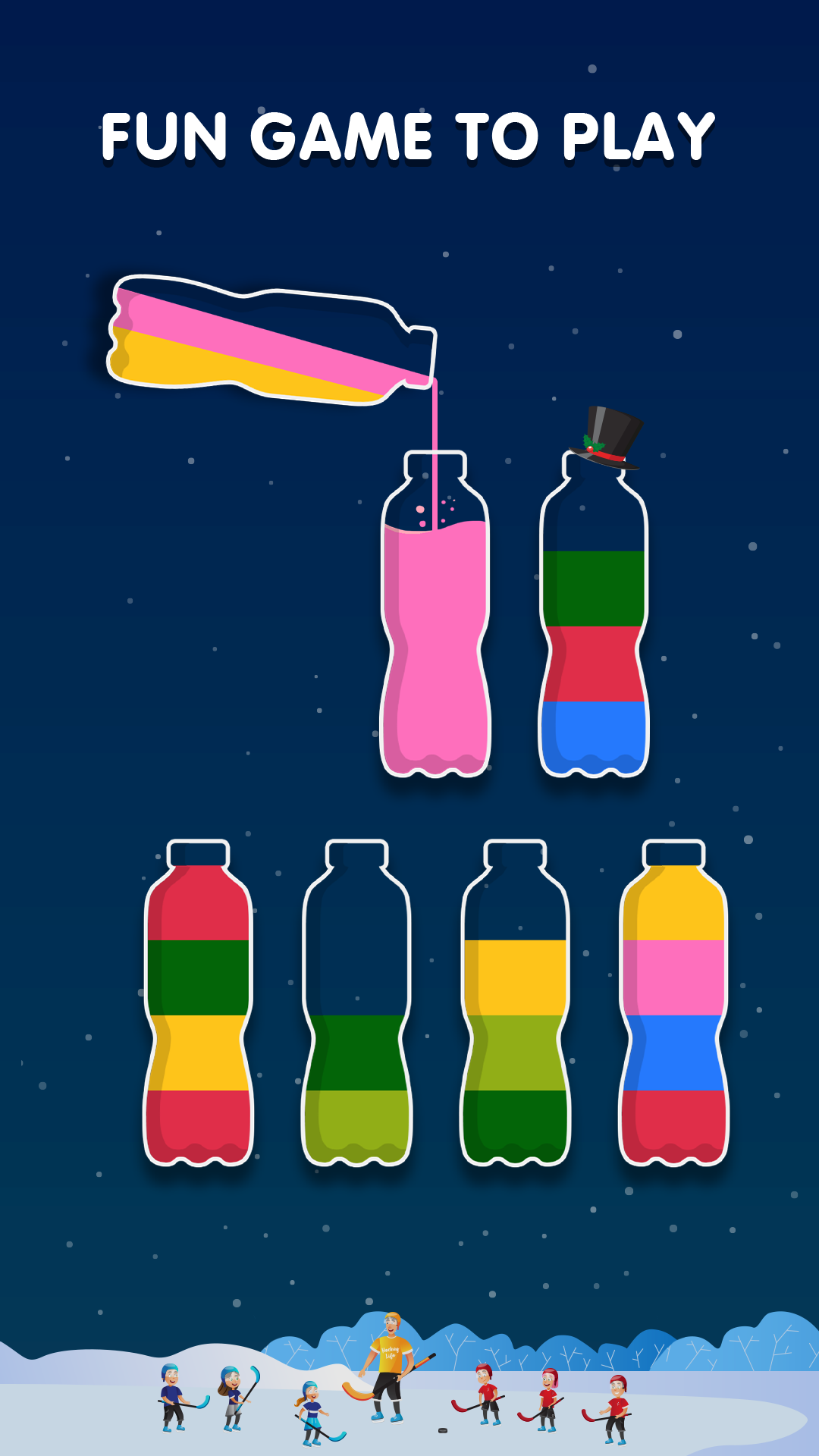 اسکرین شات 7 بازی Water Sorting: Color Games